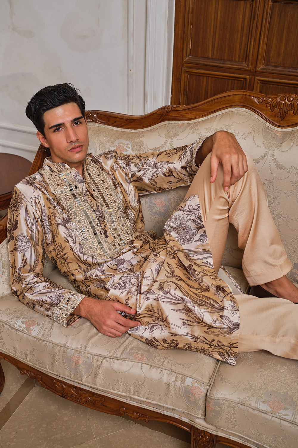 Reflections in Bloom Kurta Set
