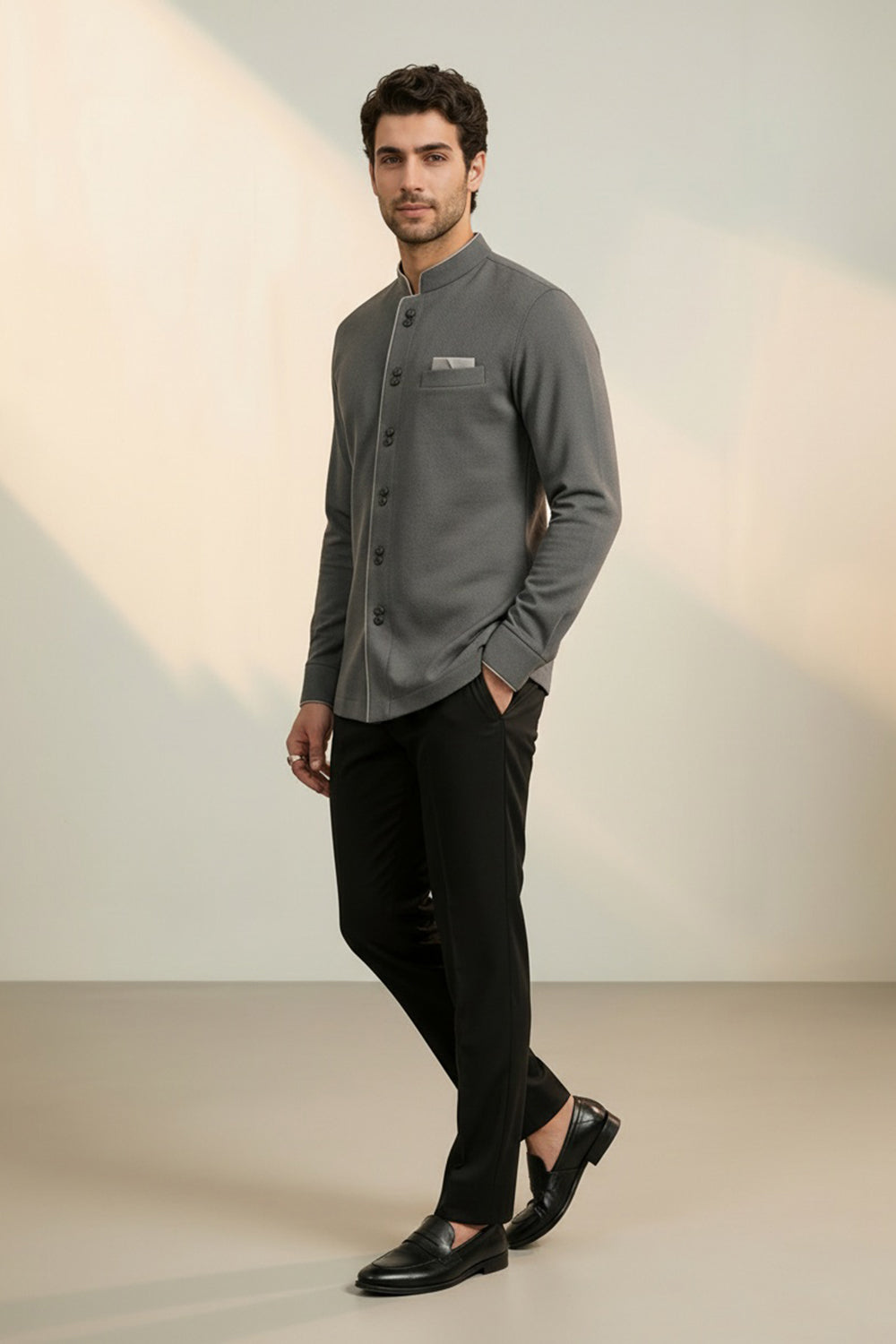 Ridge Chinese Shirt - Ivor