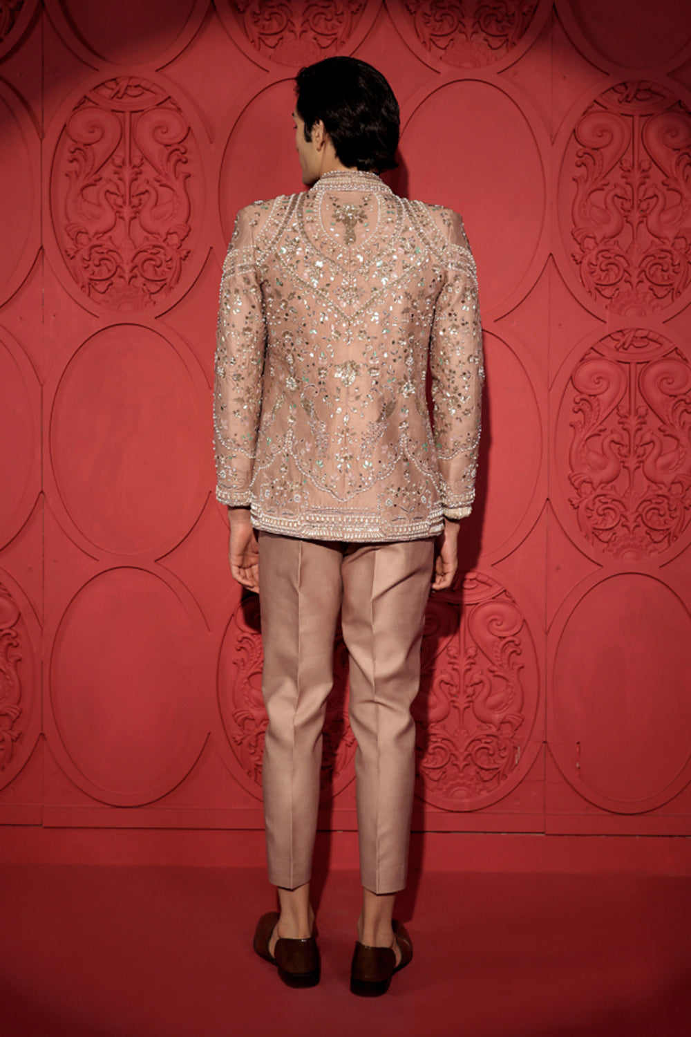 Rose Gold Jacket Set