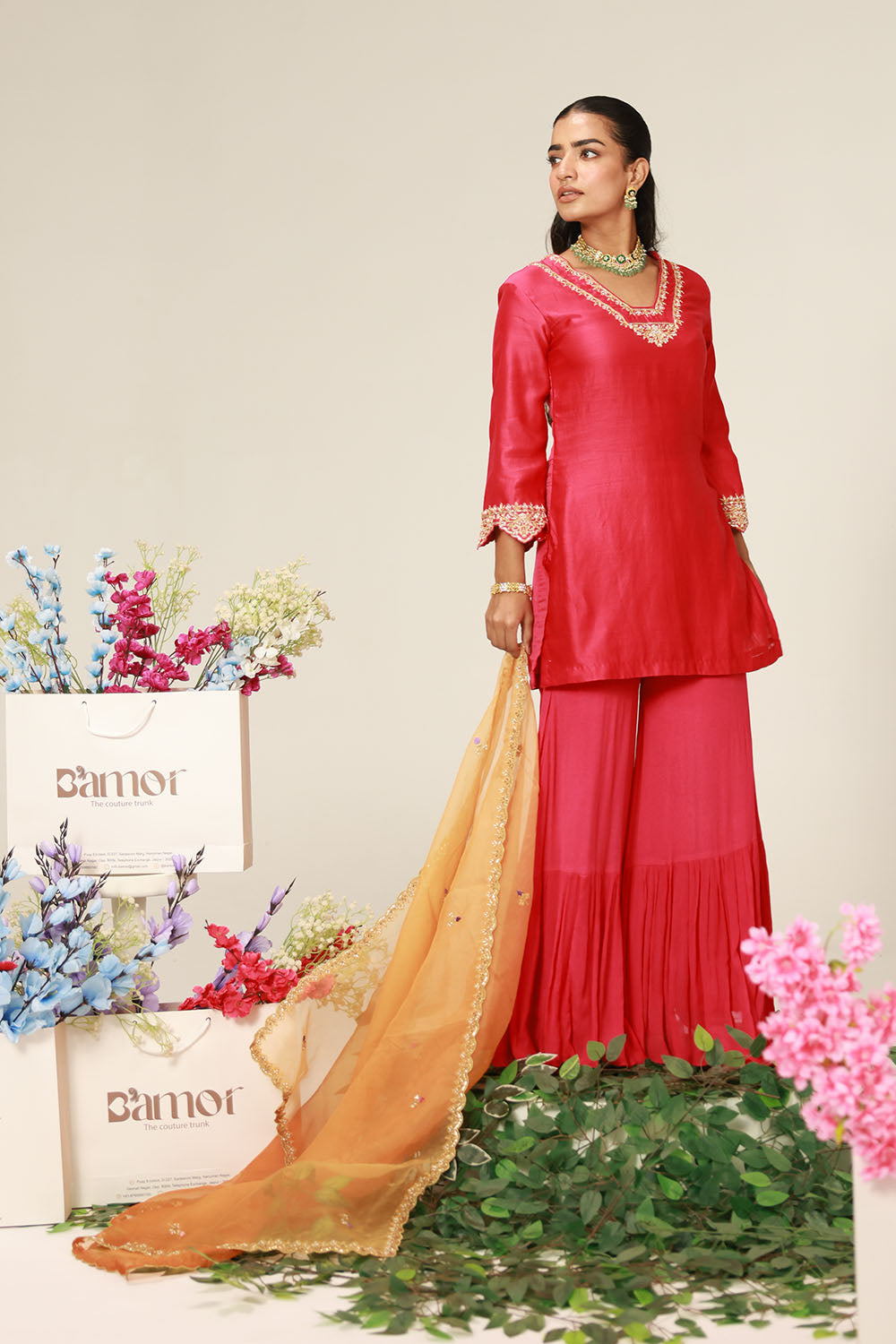 Rose Pink Kurta Set