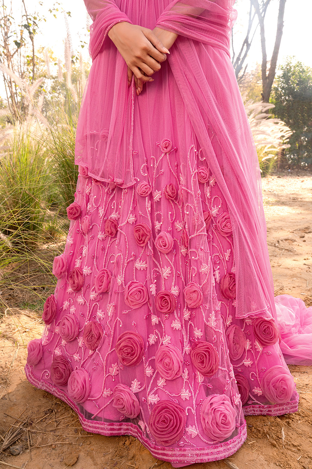 Rose Reverie Lehenga
