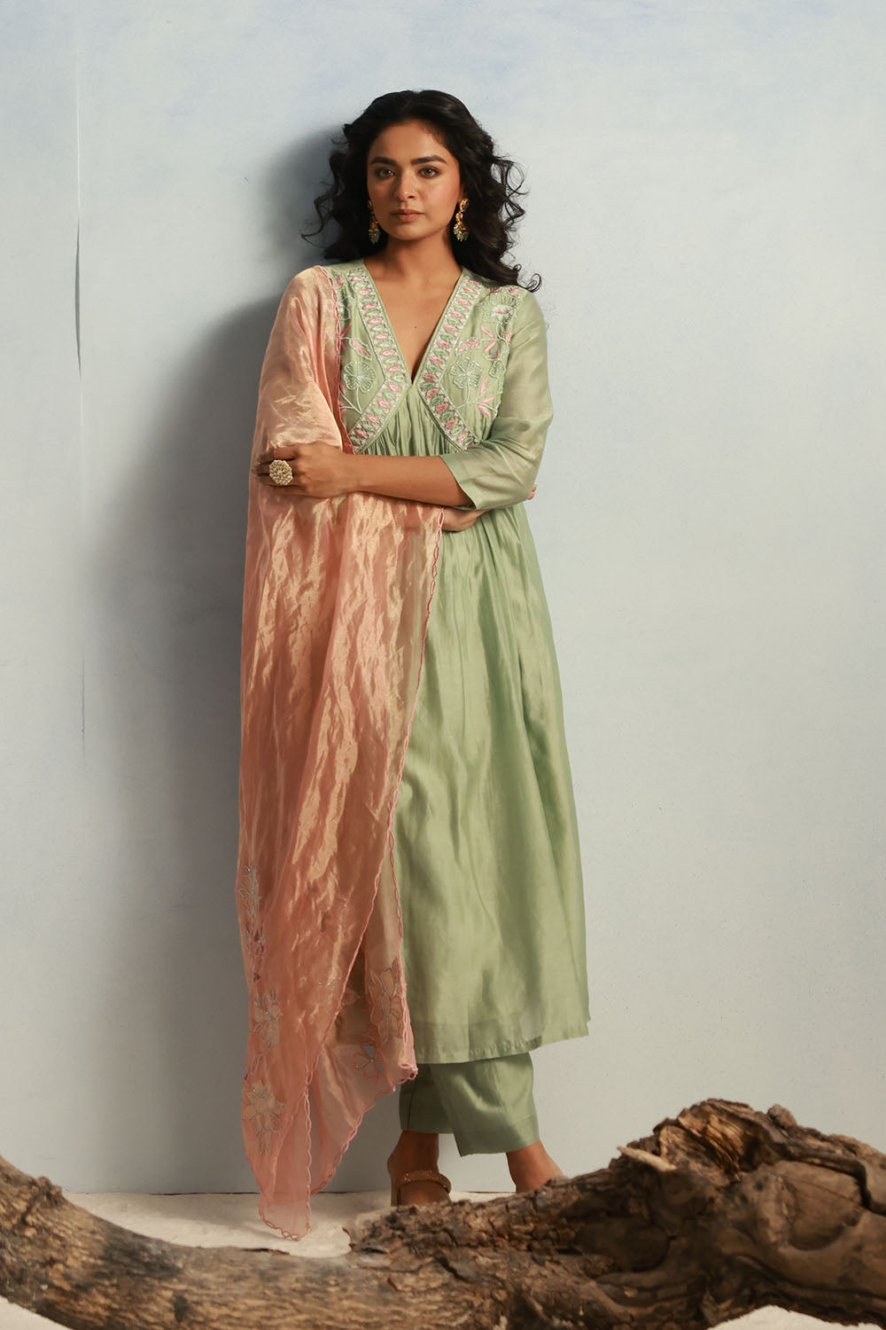 Sage Green Kurta Set