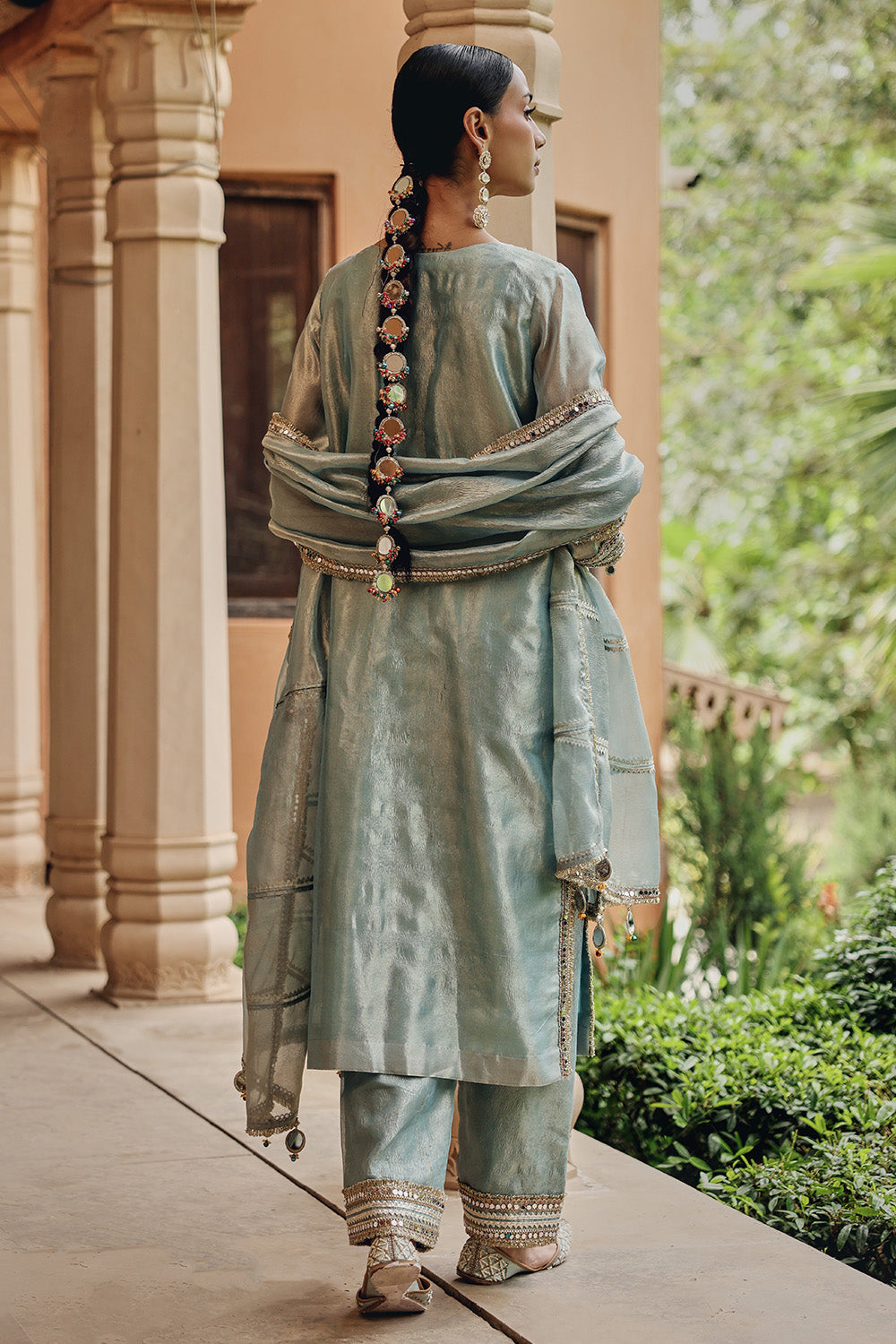 Sea Green Noor-E-Resham