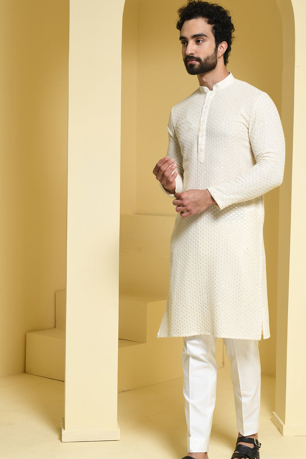 Sequence Emrboidered Kurta Pants