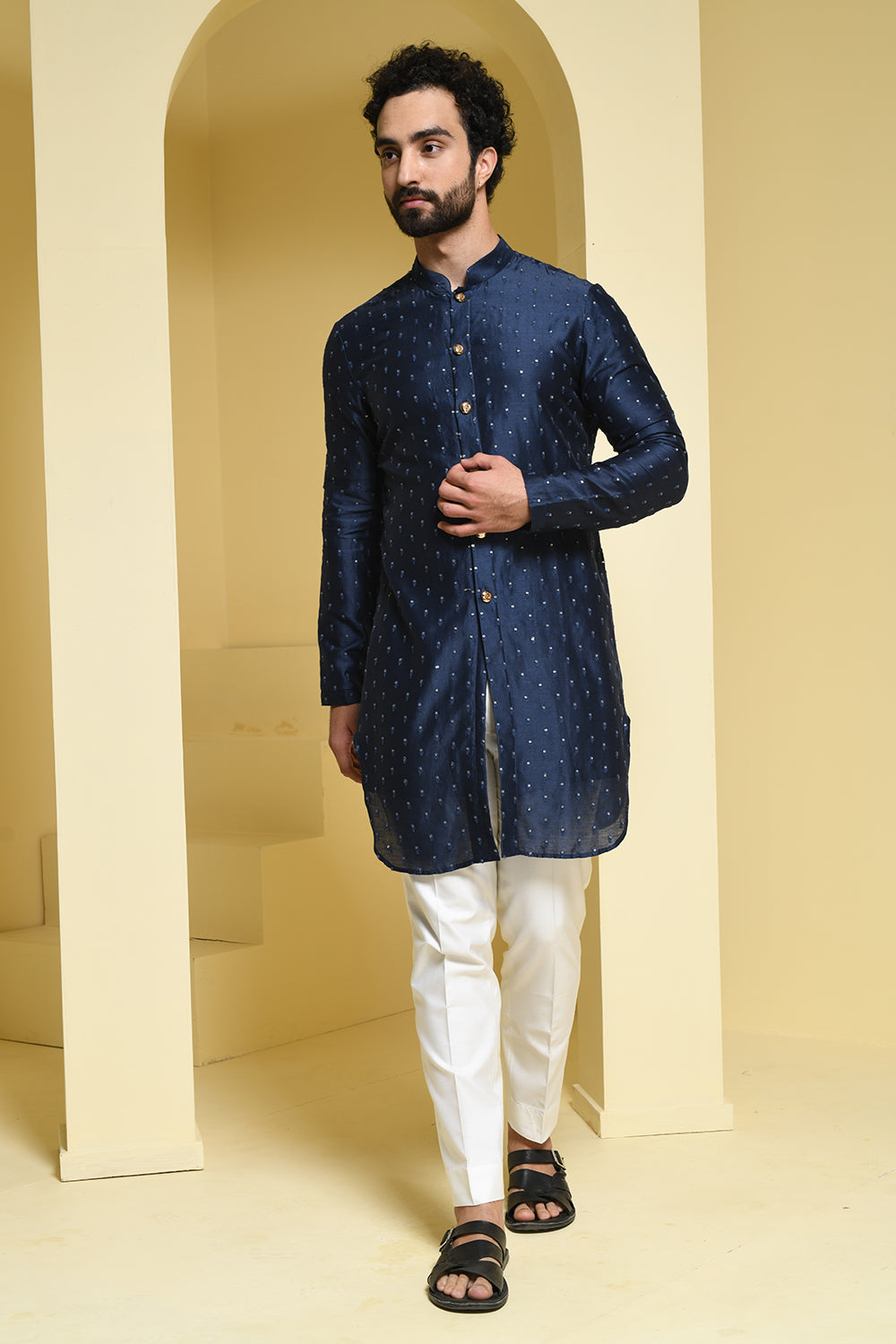 Sequence Emrboidered Kurta Pants