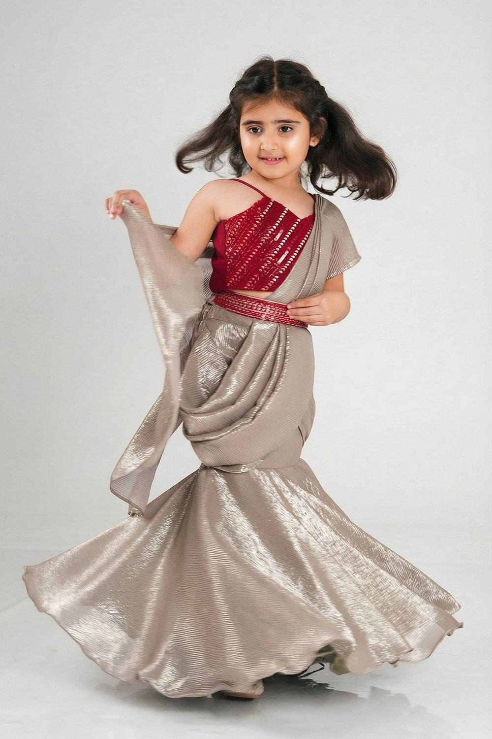 Shimmer Saree