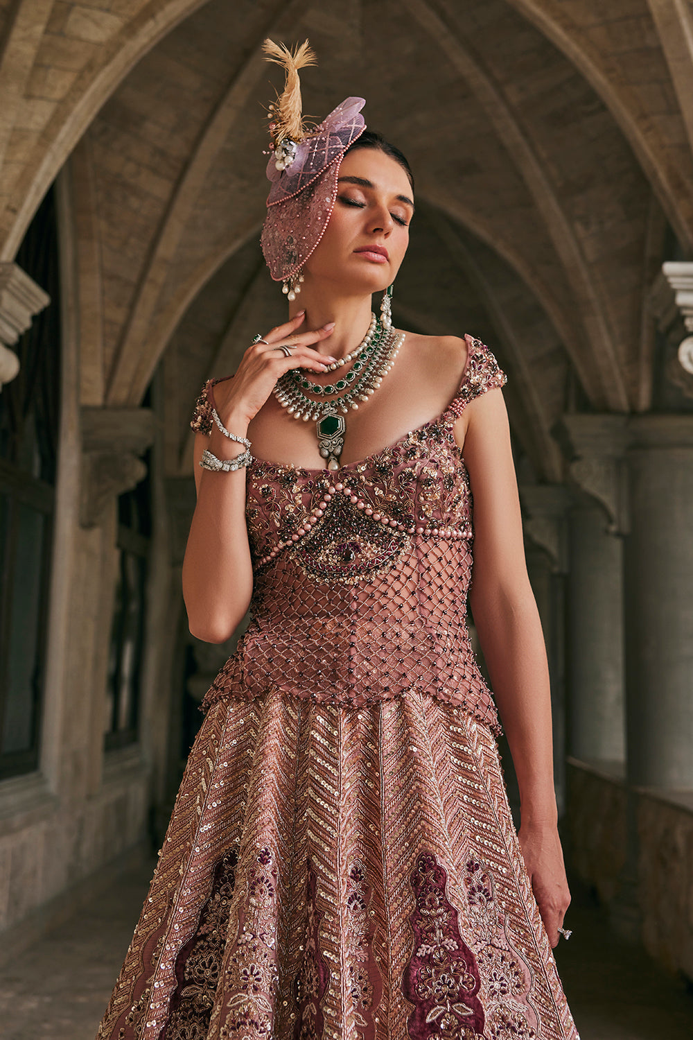 Siam Rose Lehenga Set