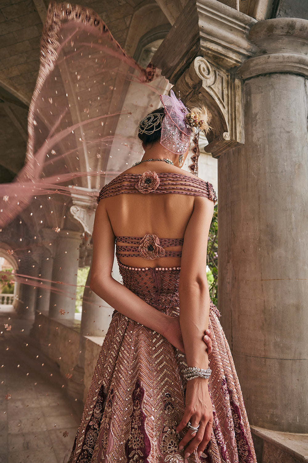 Siam Rose Lehenga Set