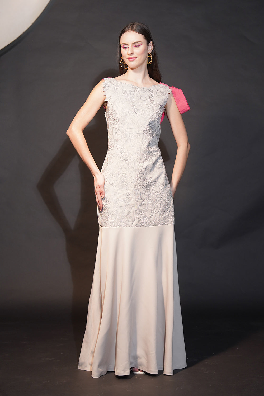 Silver and Pink Gowns