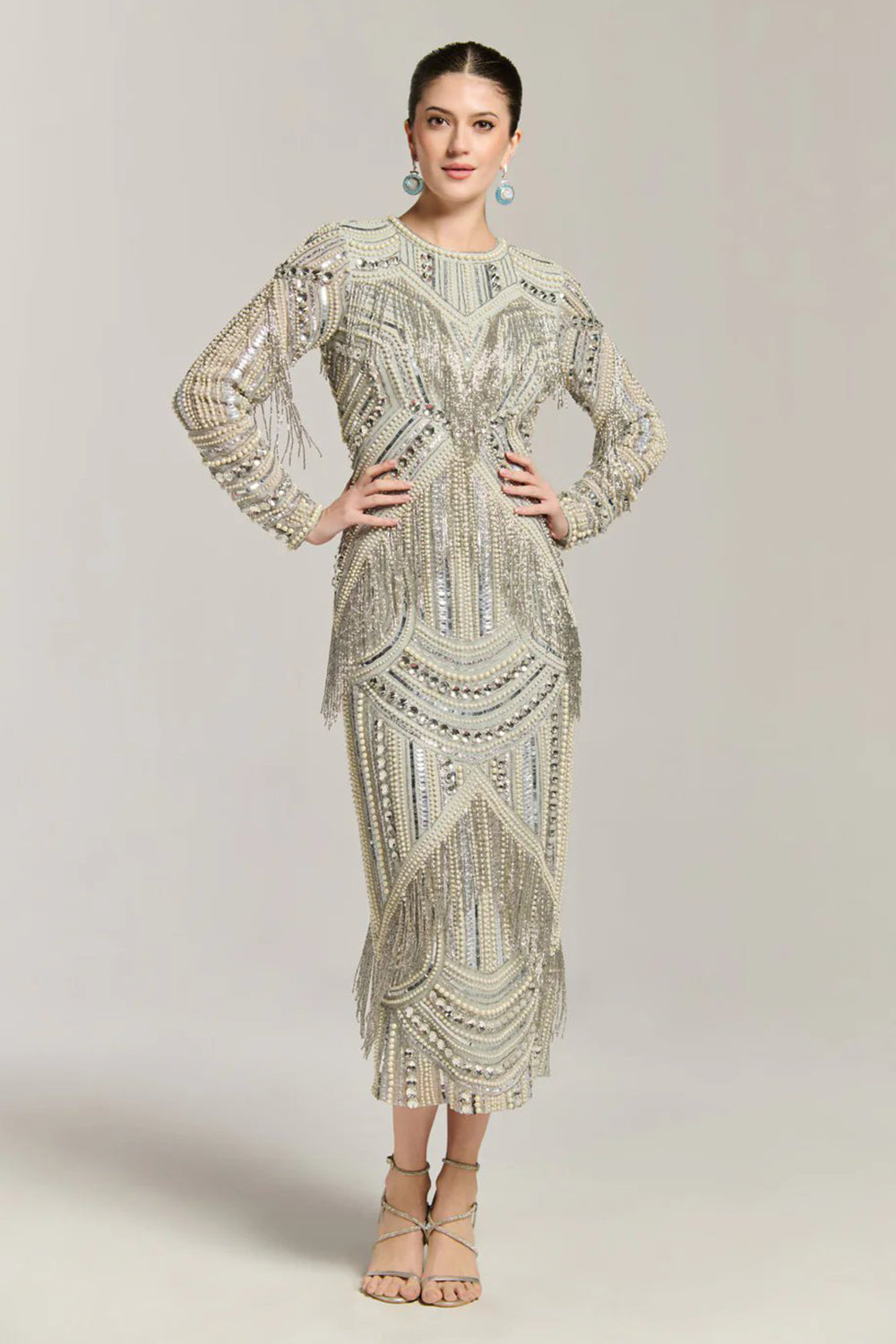 Silver Elegance Dress