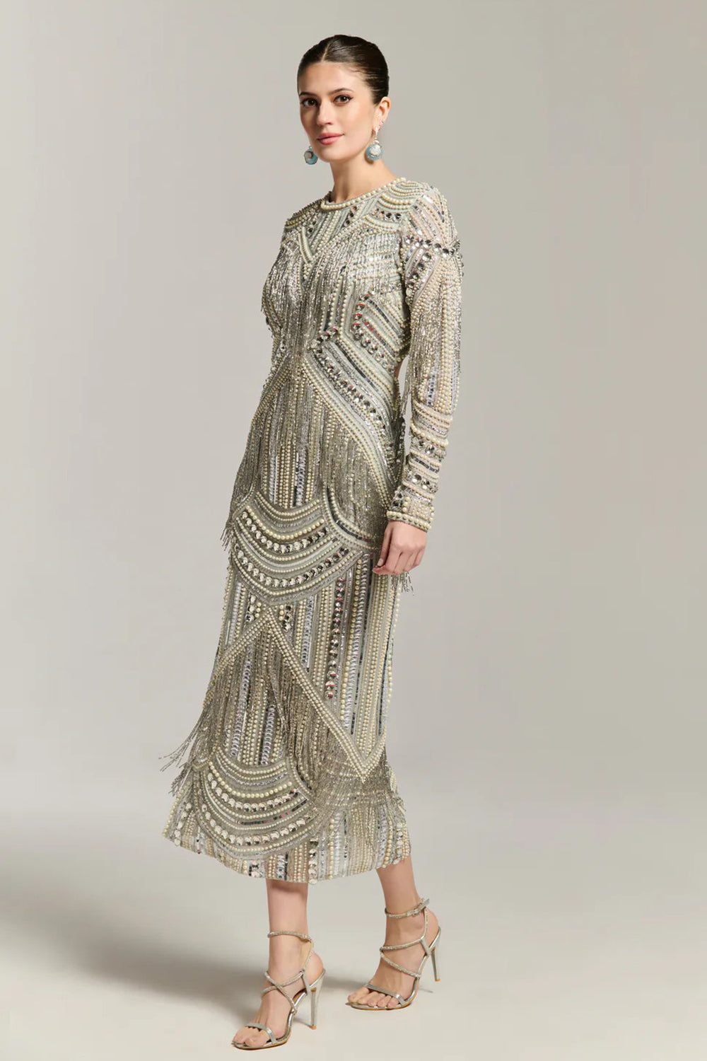 Silver Elegance Dress