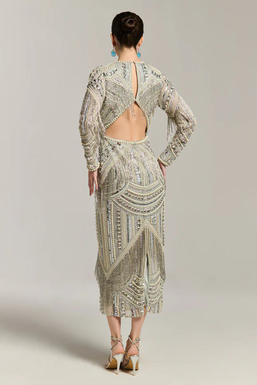 Silver Elegance Dress
