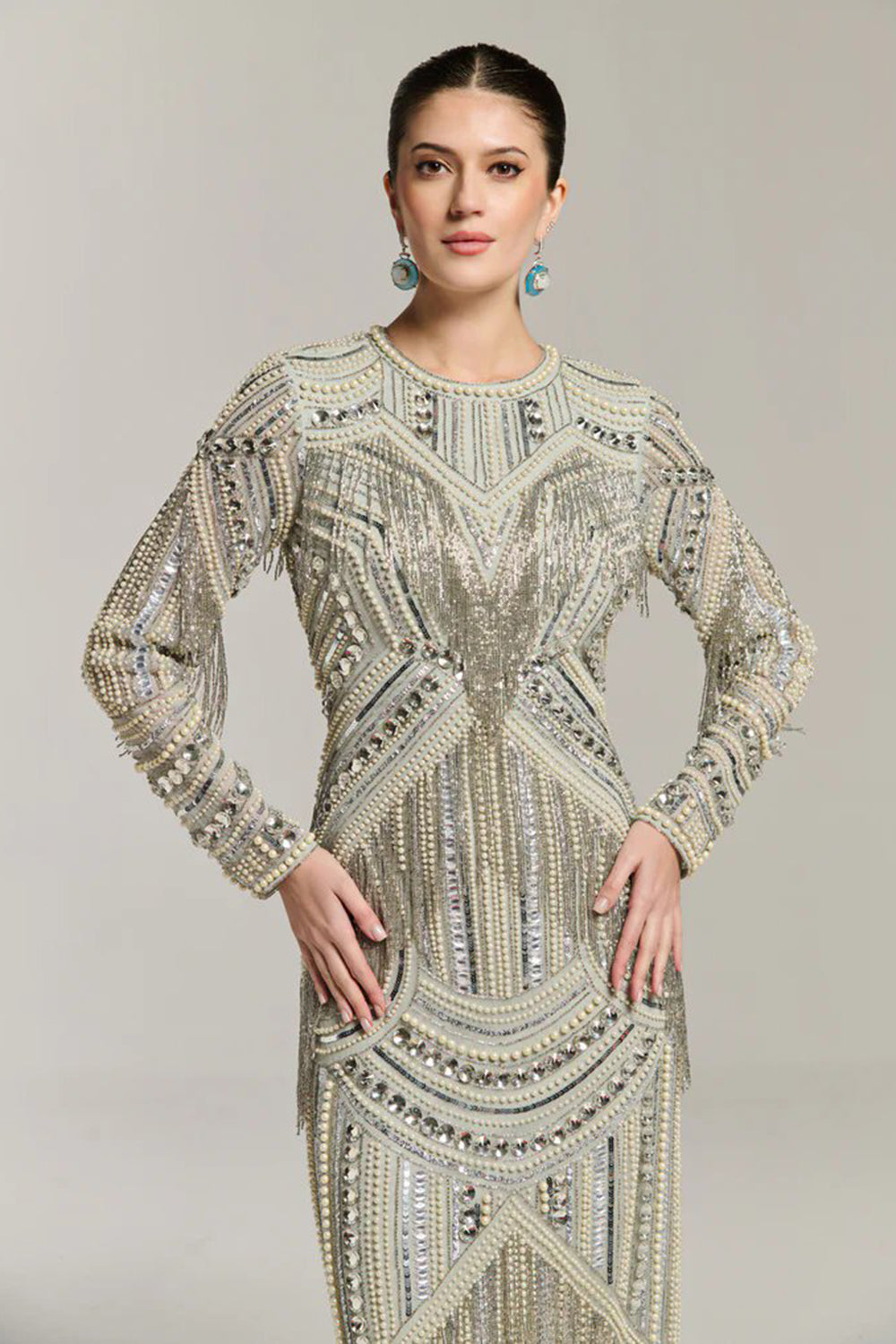 Silver Elegance Dress