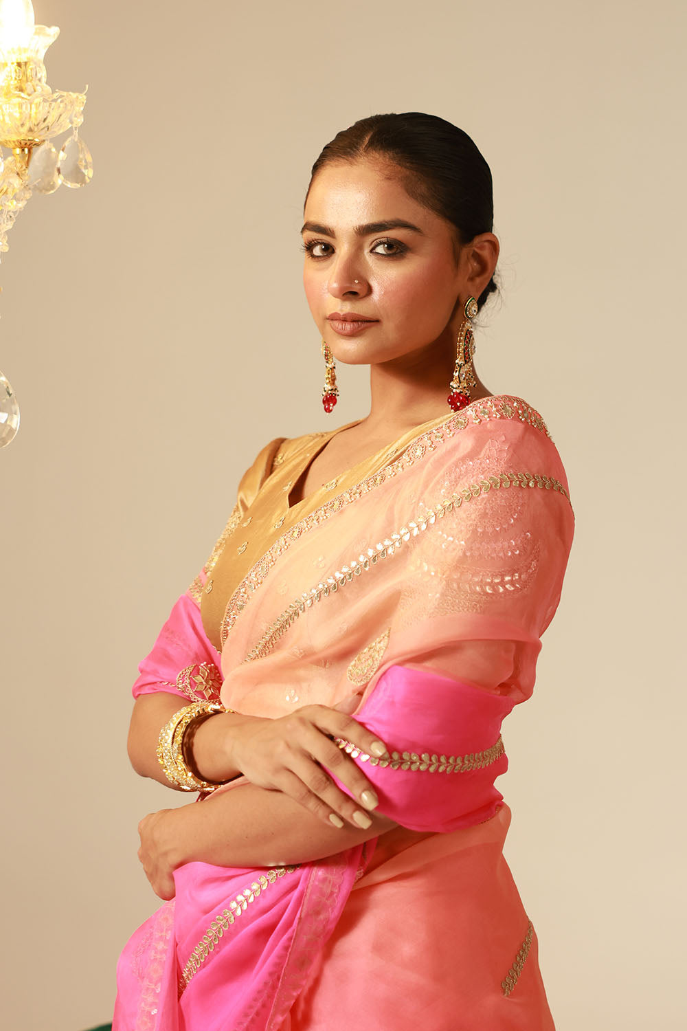 Soft Ombre Organza Saree