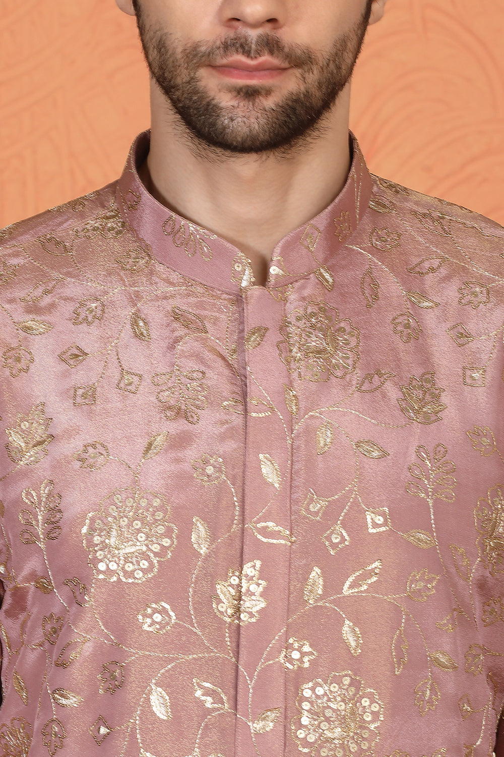Son Zar Embroidered Kurta with  Back Elastic Pants And Dupatta