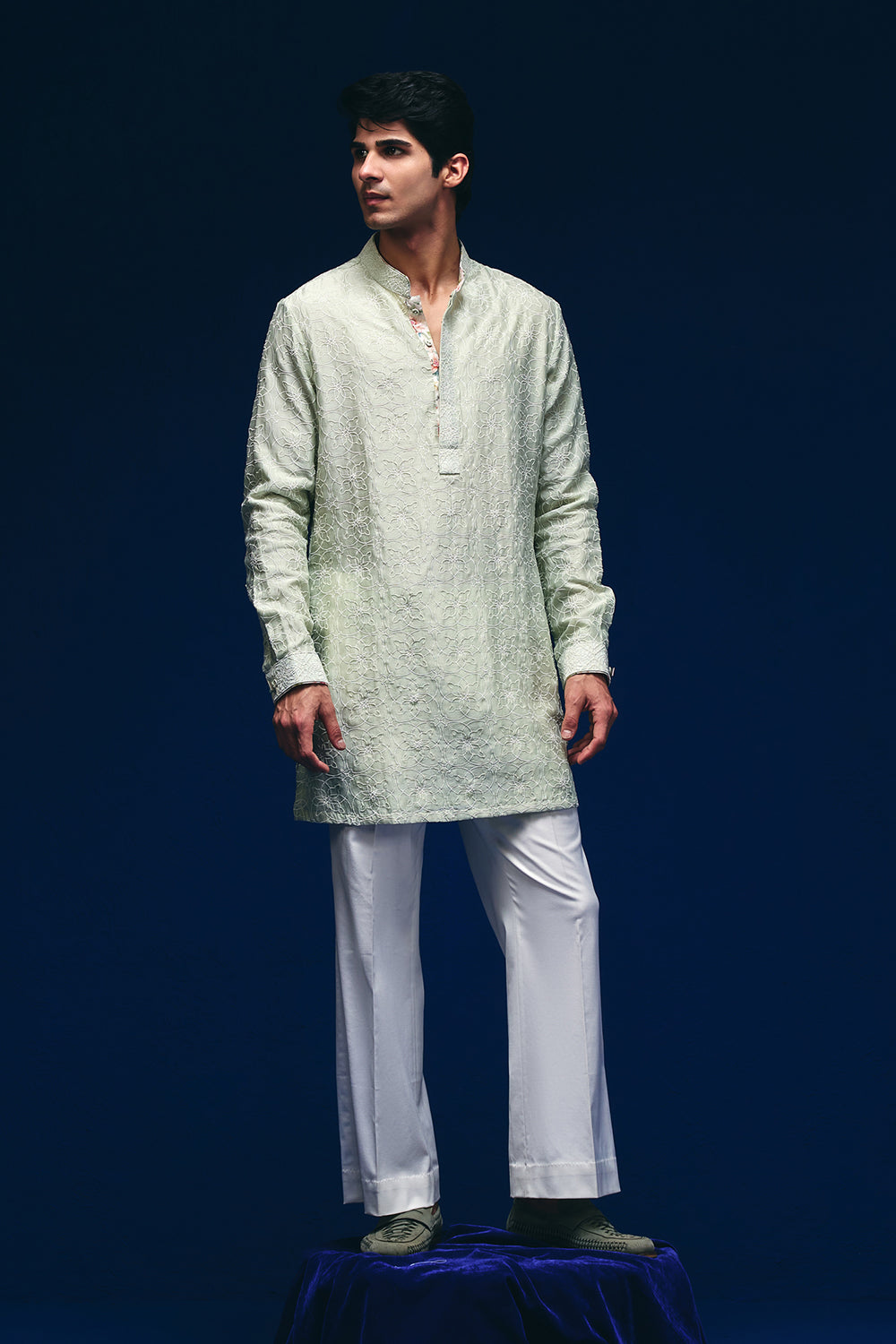 Spirograph Nehru Jacket Set