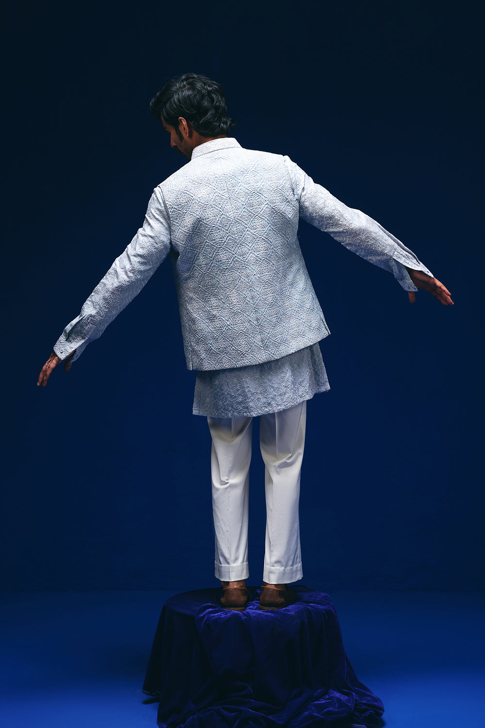 Spirograph Nehru Jacket Set