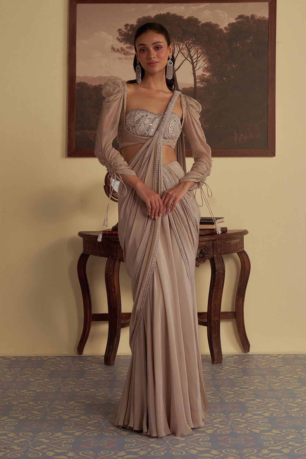 Starlit Whisper Saree