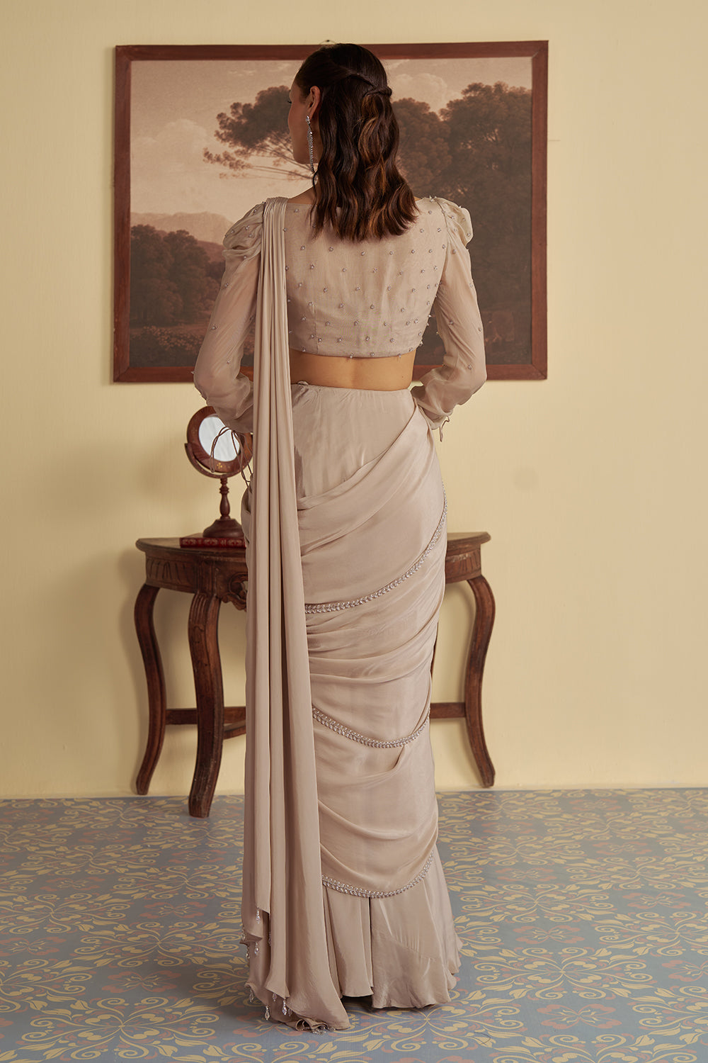 Starlit Whisper Saree