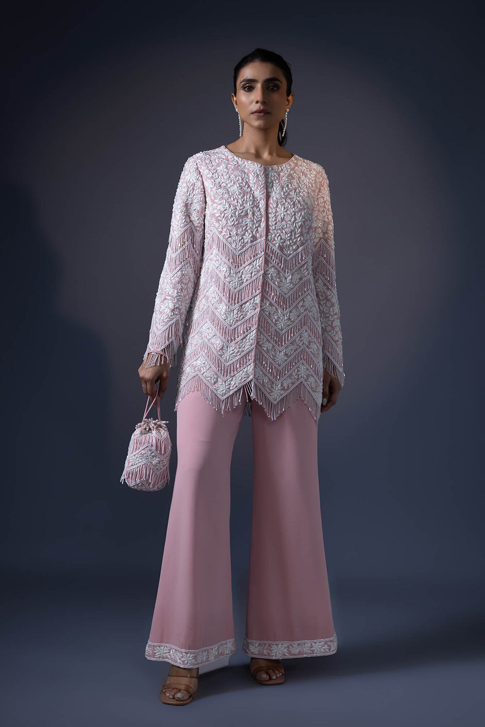 Tassel Jacket with flared Pants