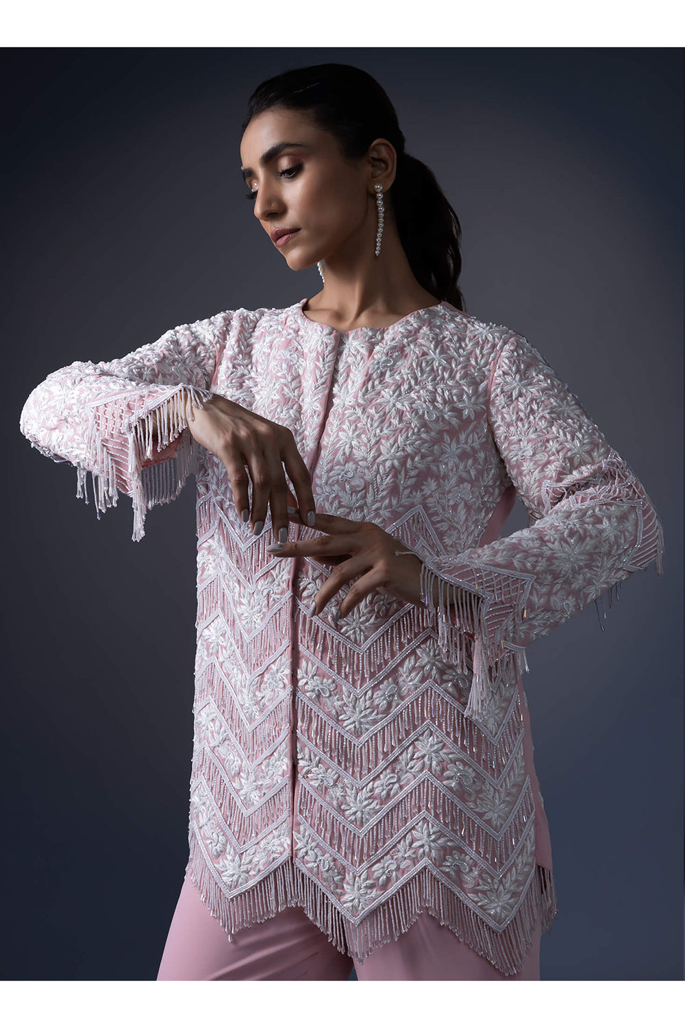 Tassel Jacket with flared Pants