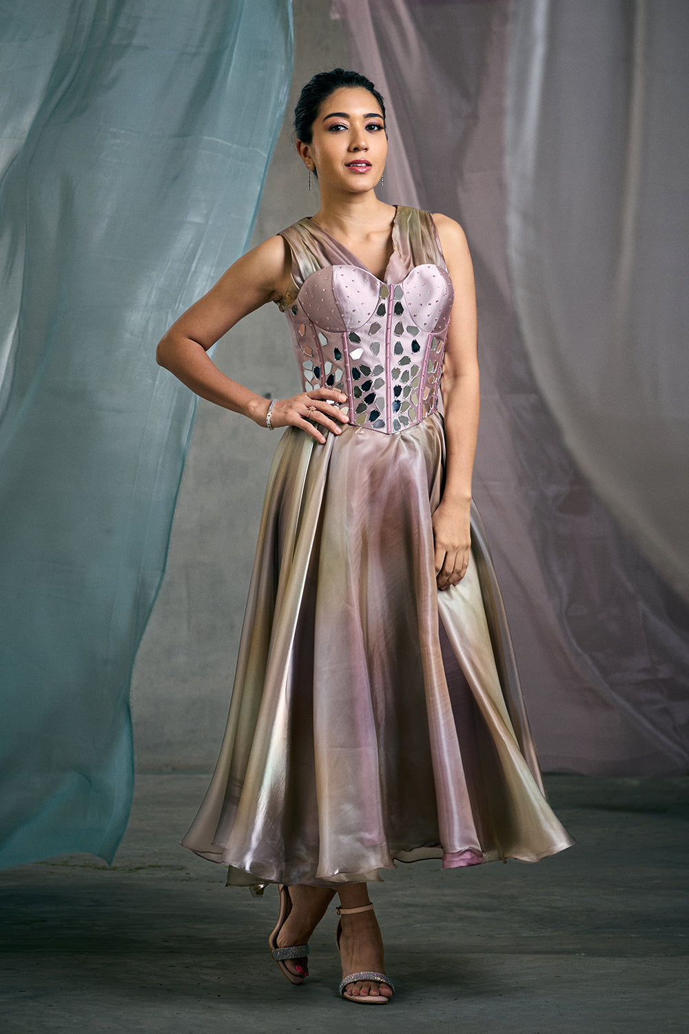 The Mirror Corset Gown