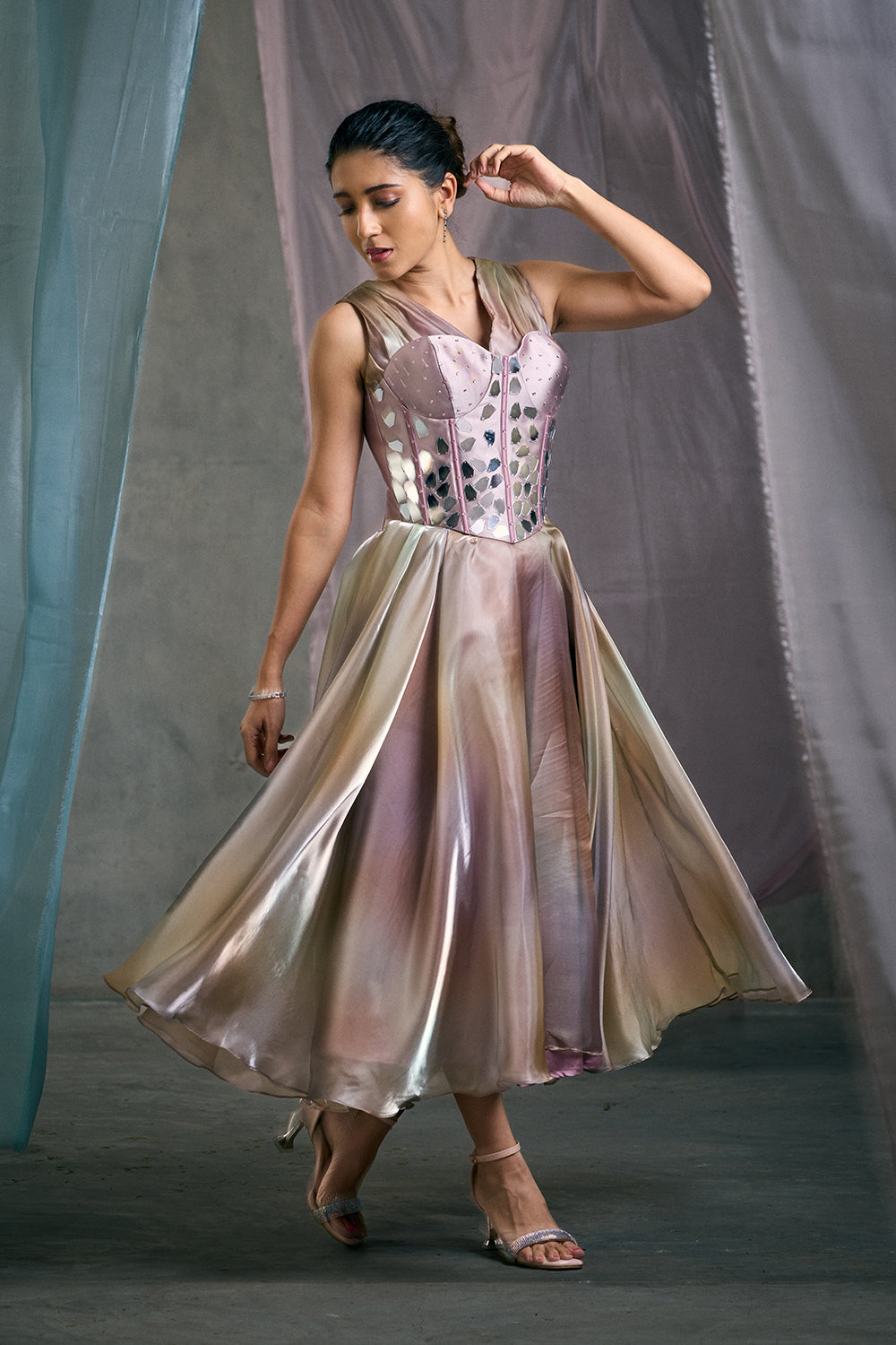 The Mirror Corset Gown