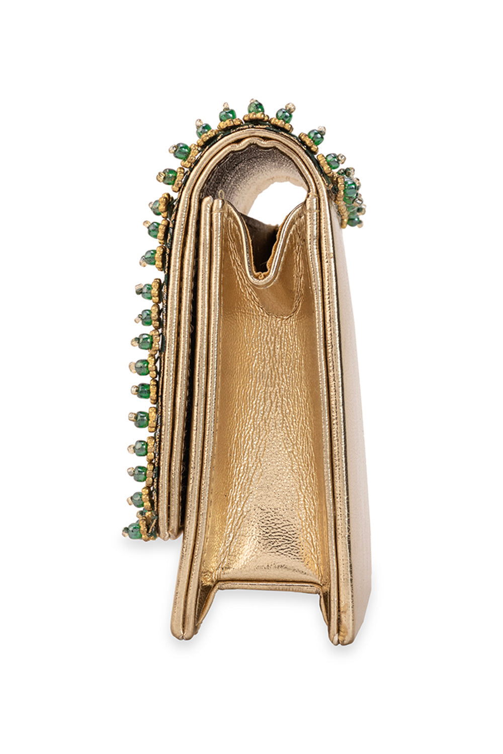 Vanika  Green Handbag