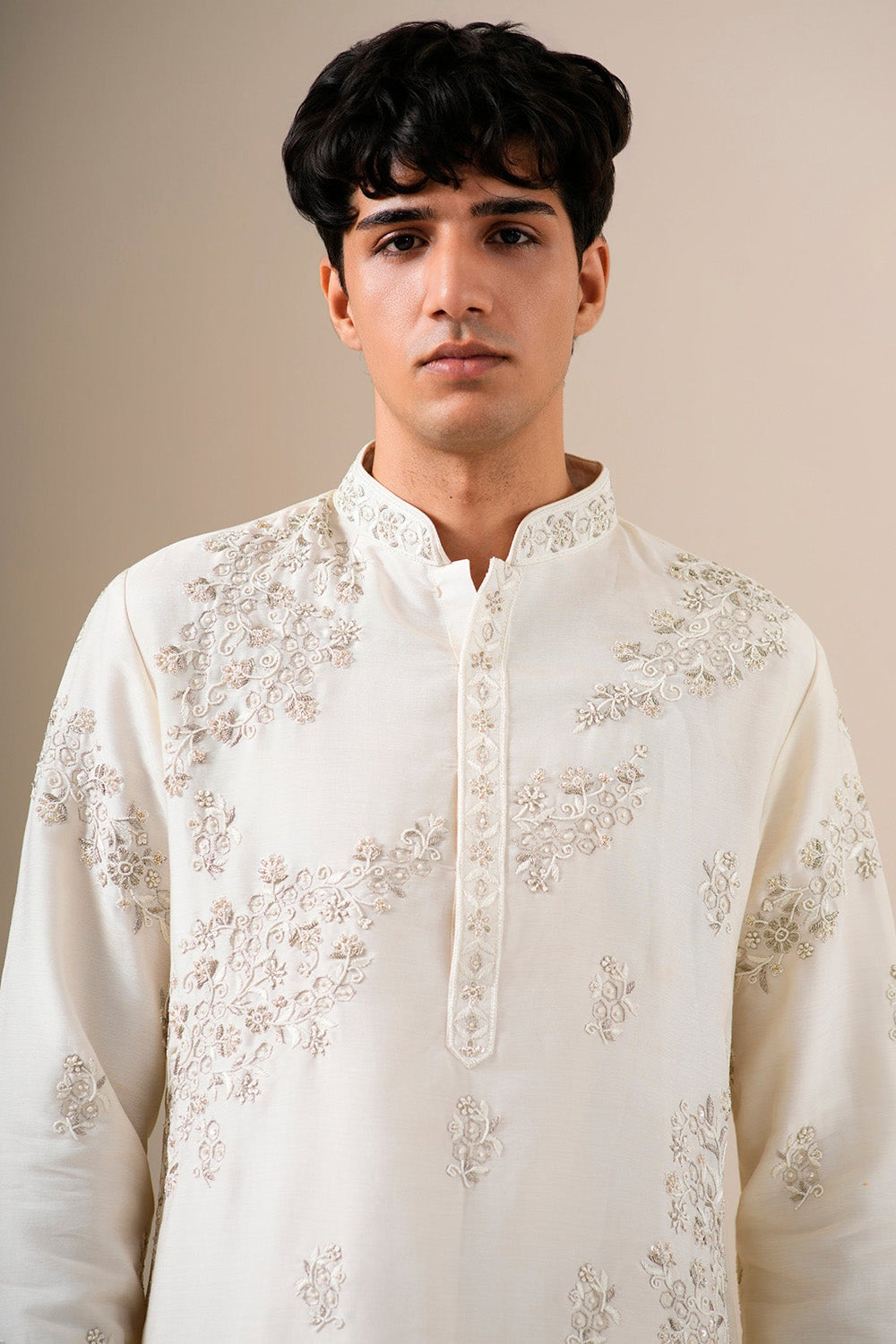 Whispering Ivory Kurta Set