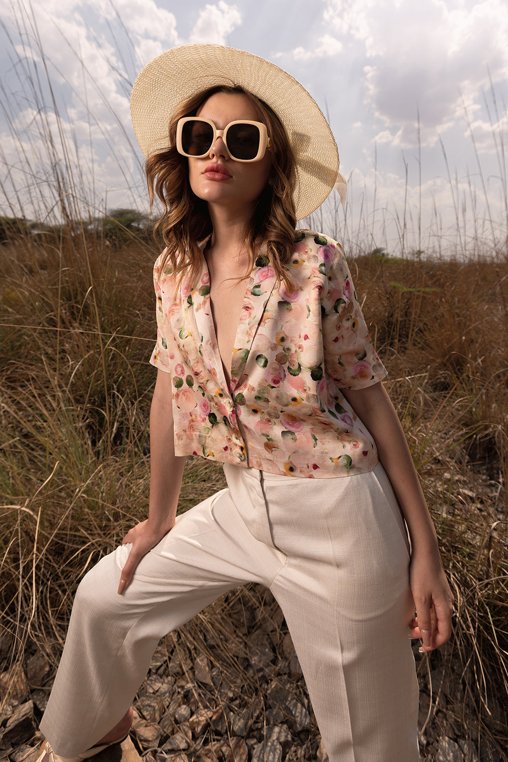 Whispering Pastels Short Blazer
