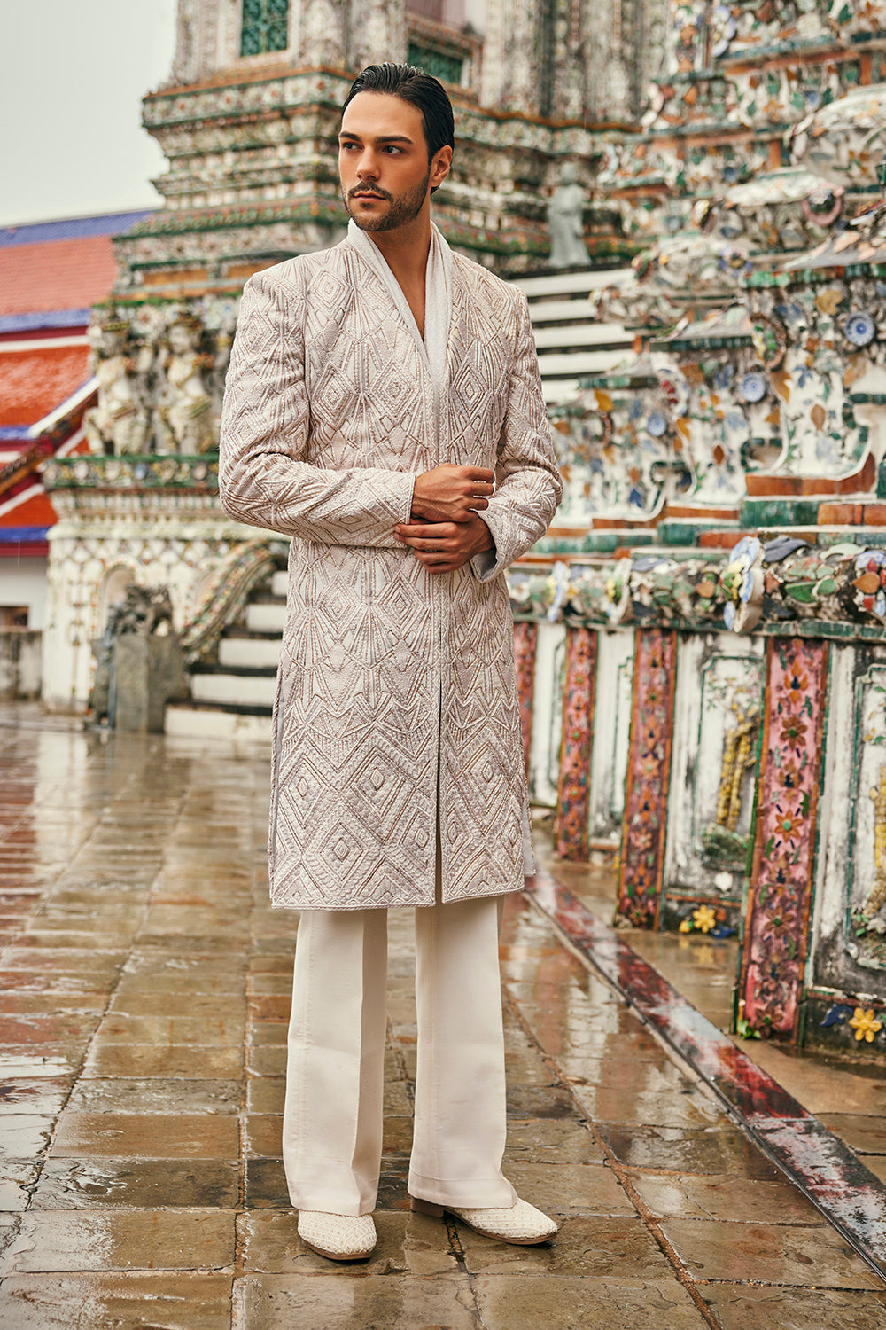 Wispers of Wat Sherwani Set