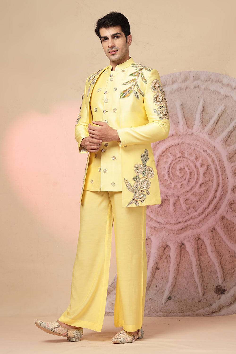 Yellow Kurta And Palazzo Pant