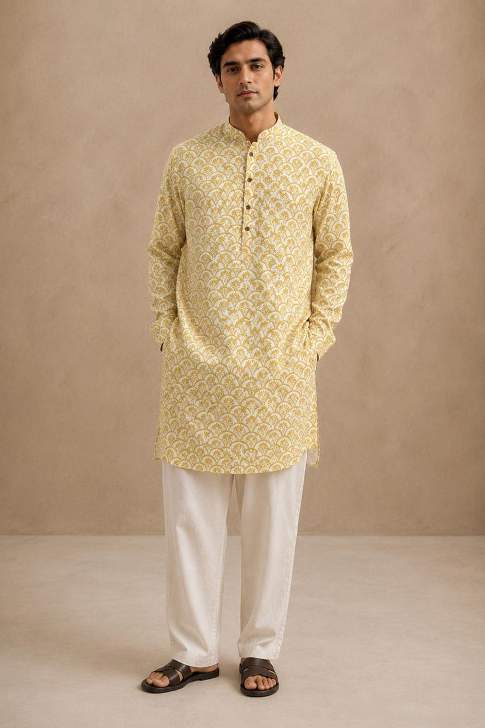Yellow Kurta Pajama