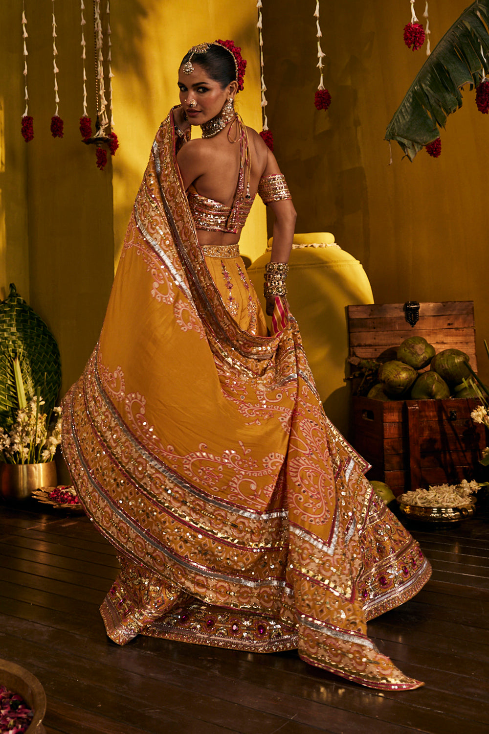 Yellow Lehenga Set