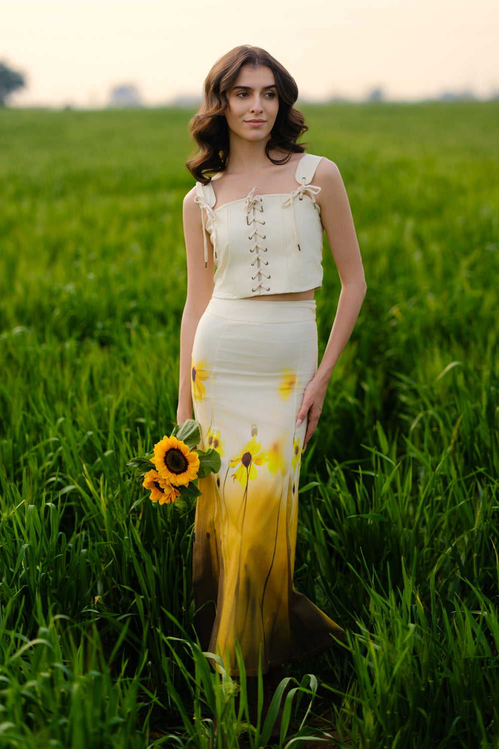 Yellow Meadow Skirt