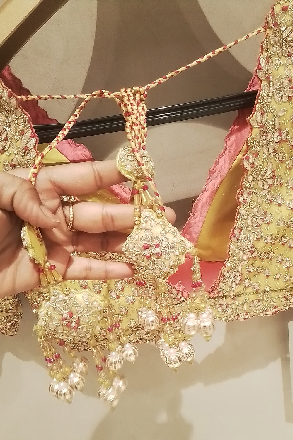 Yellow Organza Saree