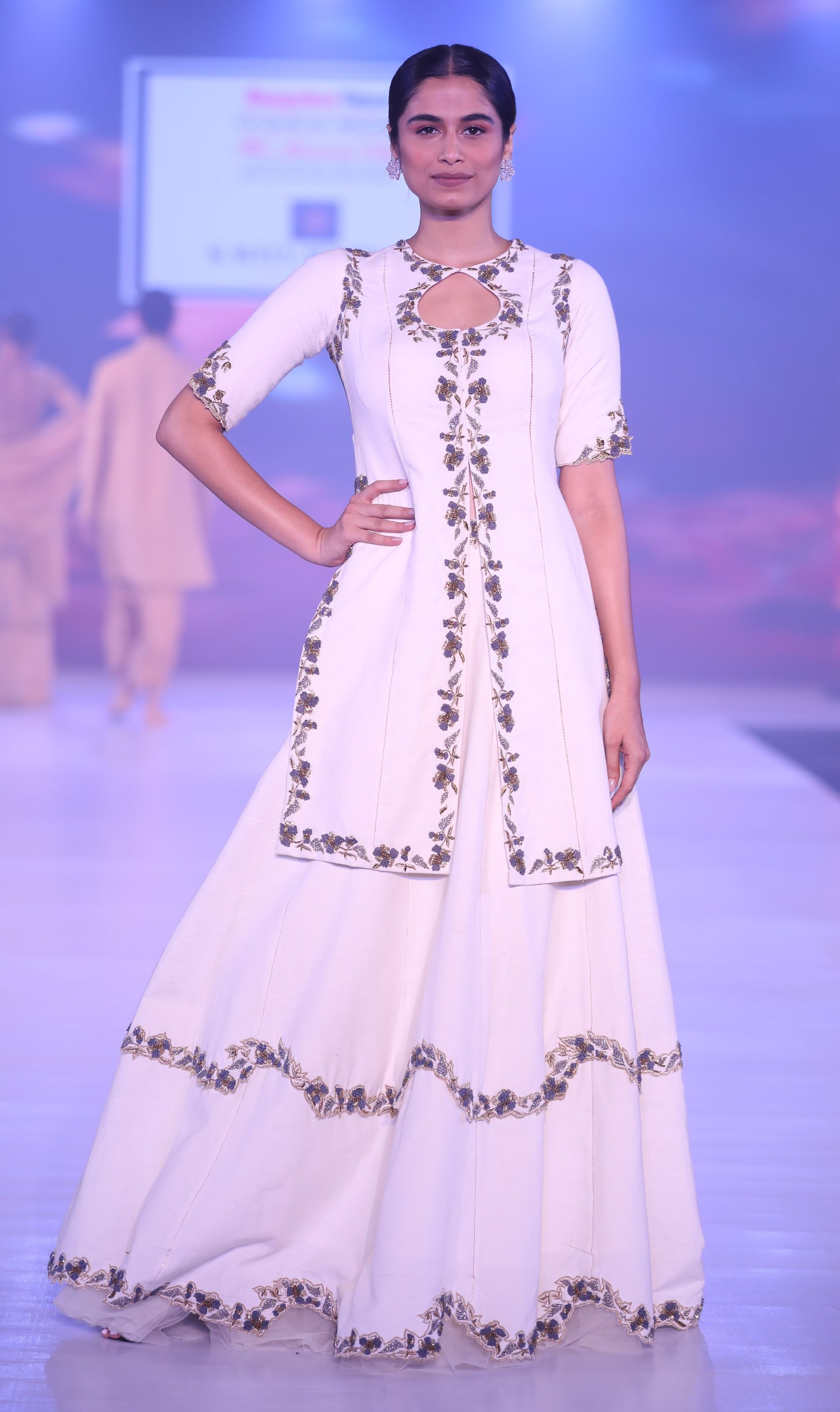 Kavita Agarwal - Layered Skirt & Kurta 