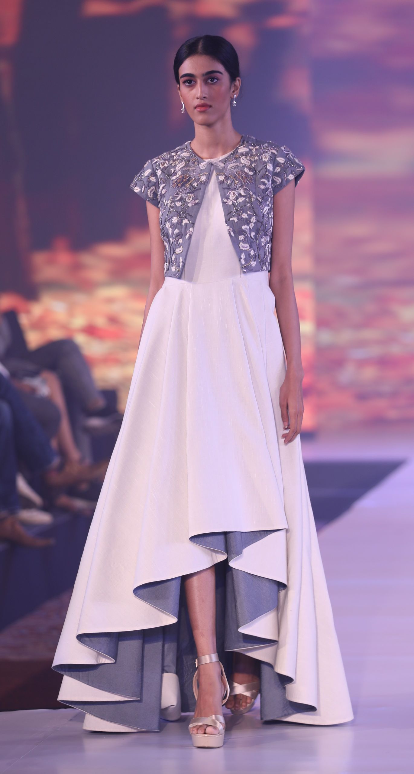 Kavita Agarwal - High-Low Dress With Jacket