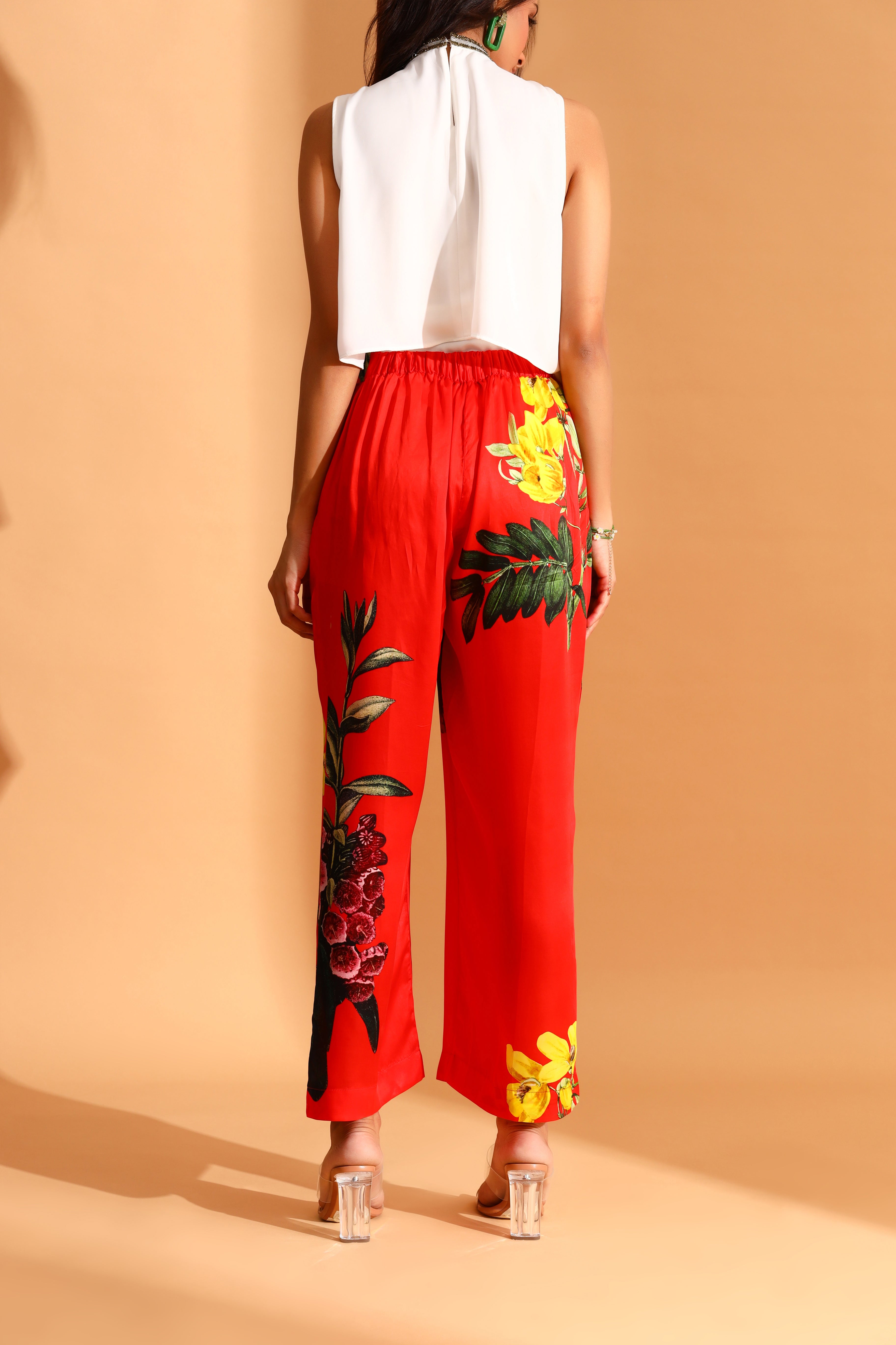 Moh India - Poppies Tunic & Trousers Co-ords Set