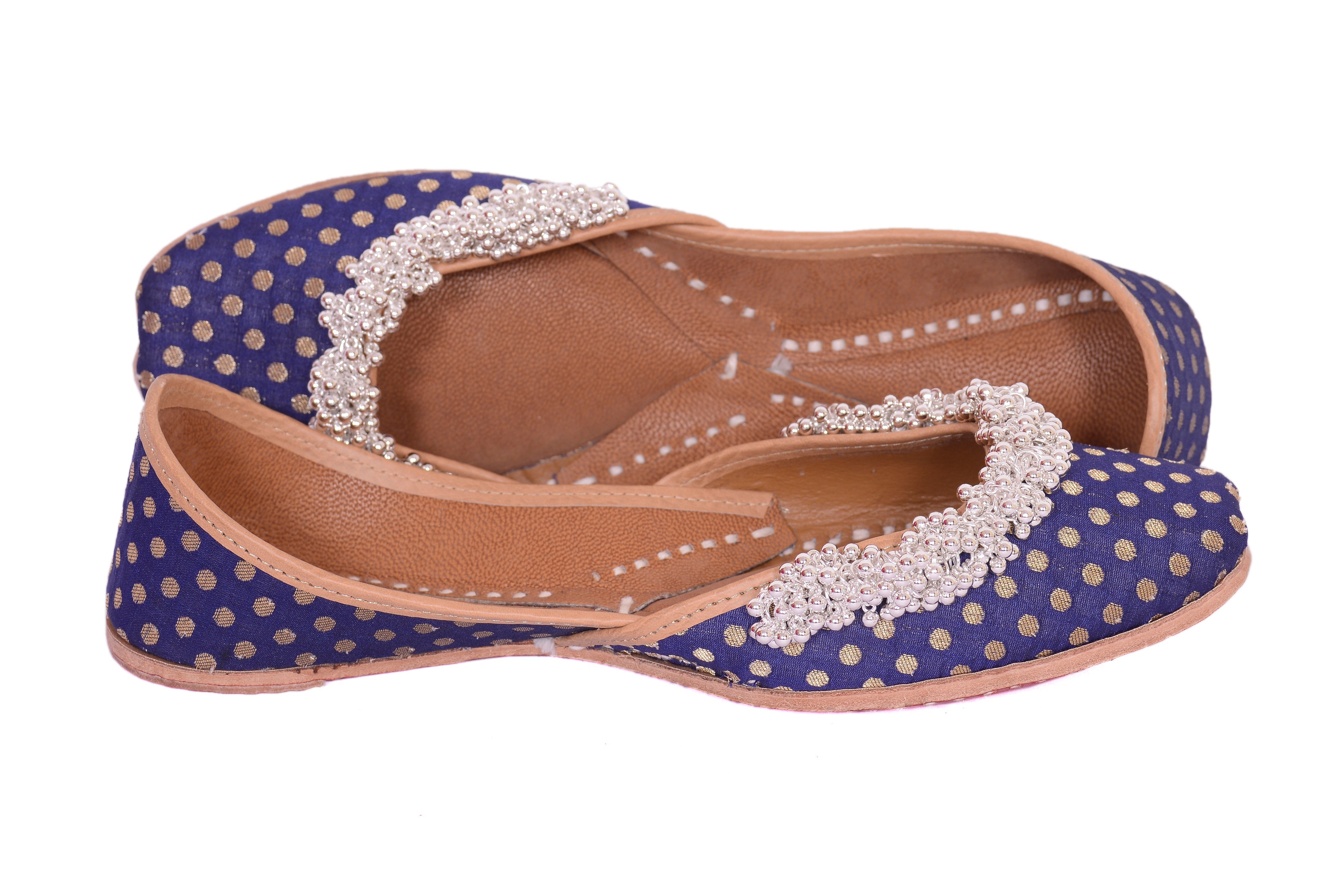 5 Elements by Radhika Gupta - Ghungroo Love - Dark Blue Jutti