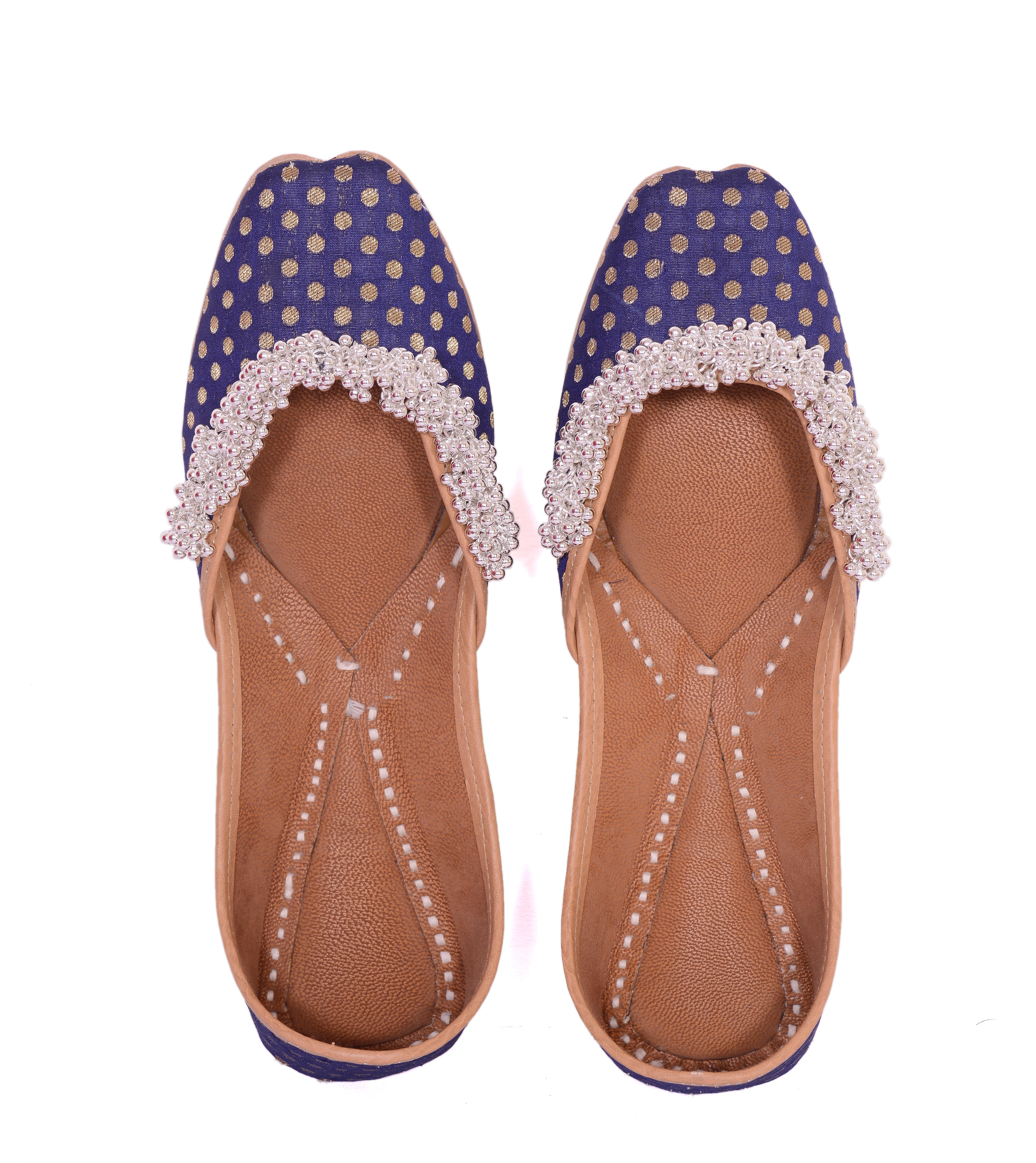 5 Elements by Radhika Gupta - Ghungroo Love - Dark Blue Jutti