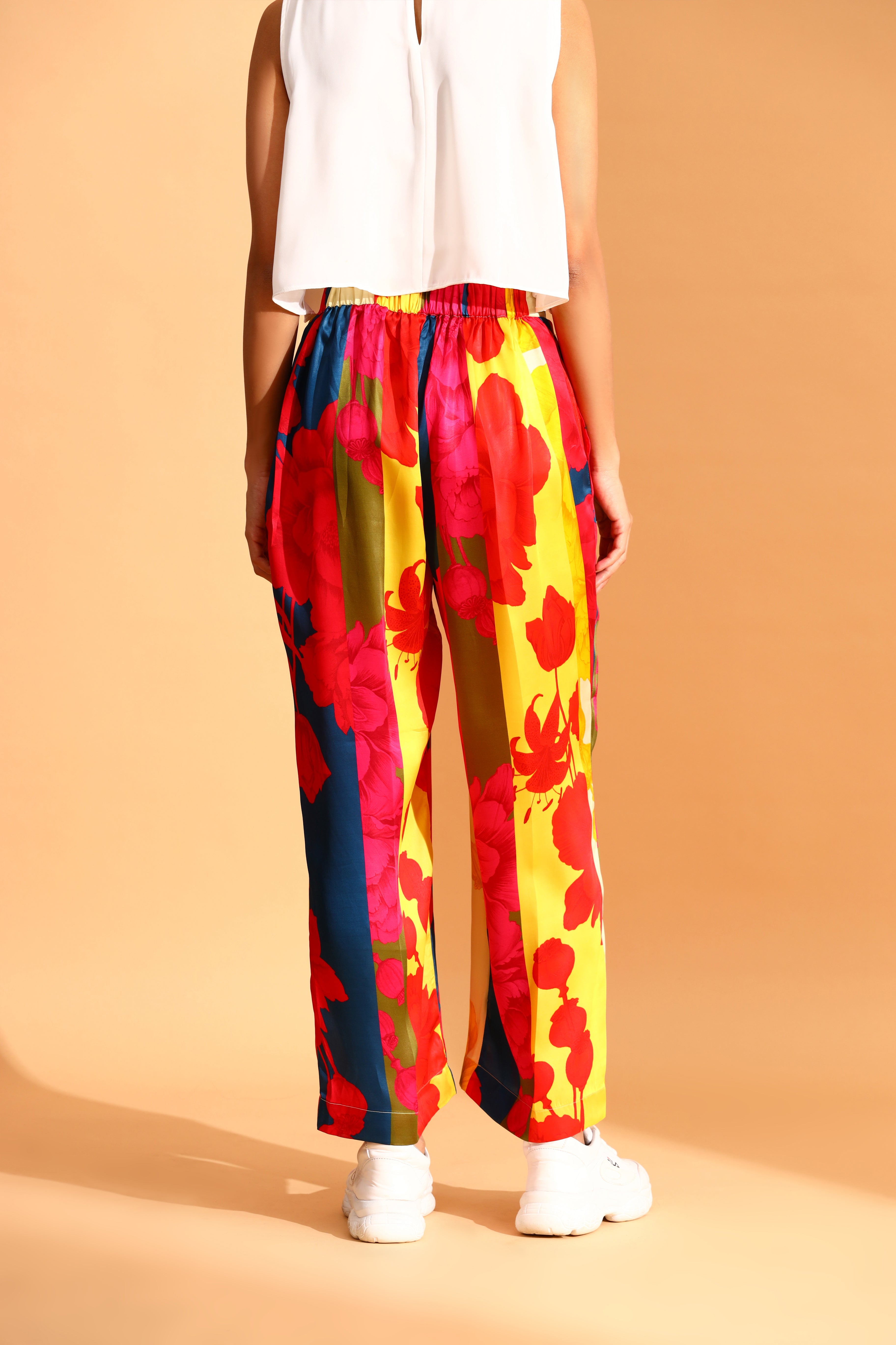 Moh India - Blazing Marigold Shirt & Trousers Co-ords Set