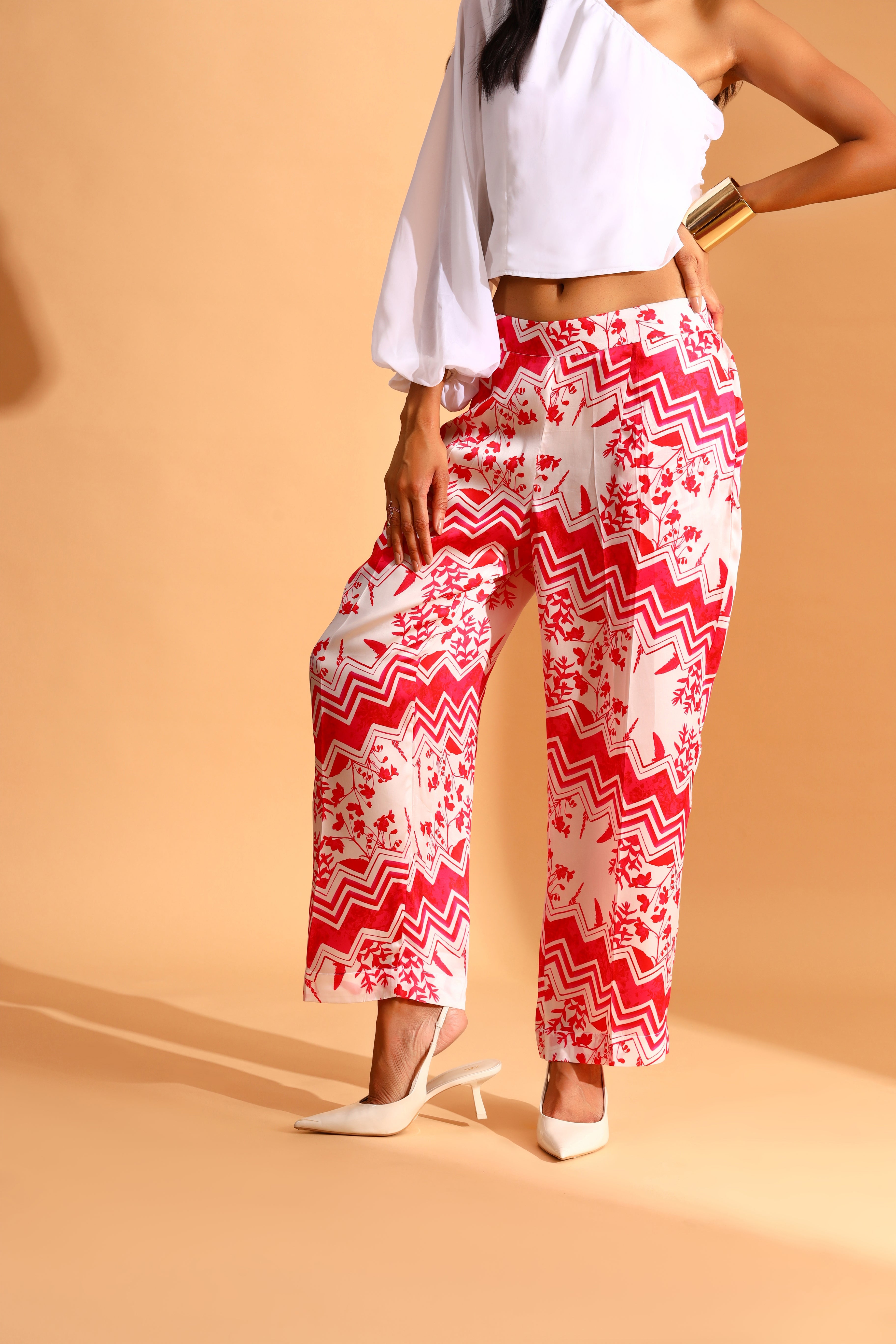 Moh India - Paperflower Tunic & Trousers Co-ords Set