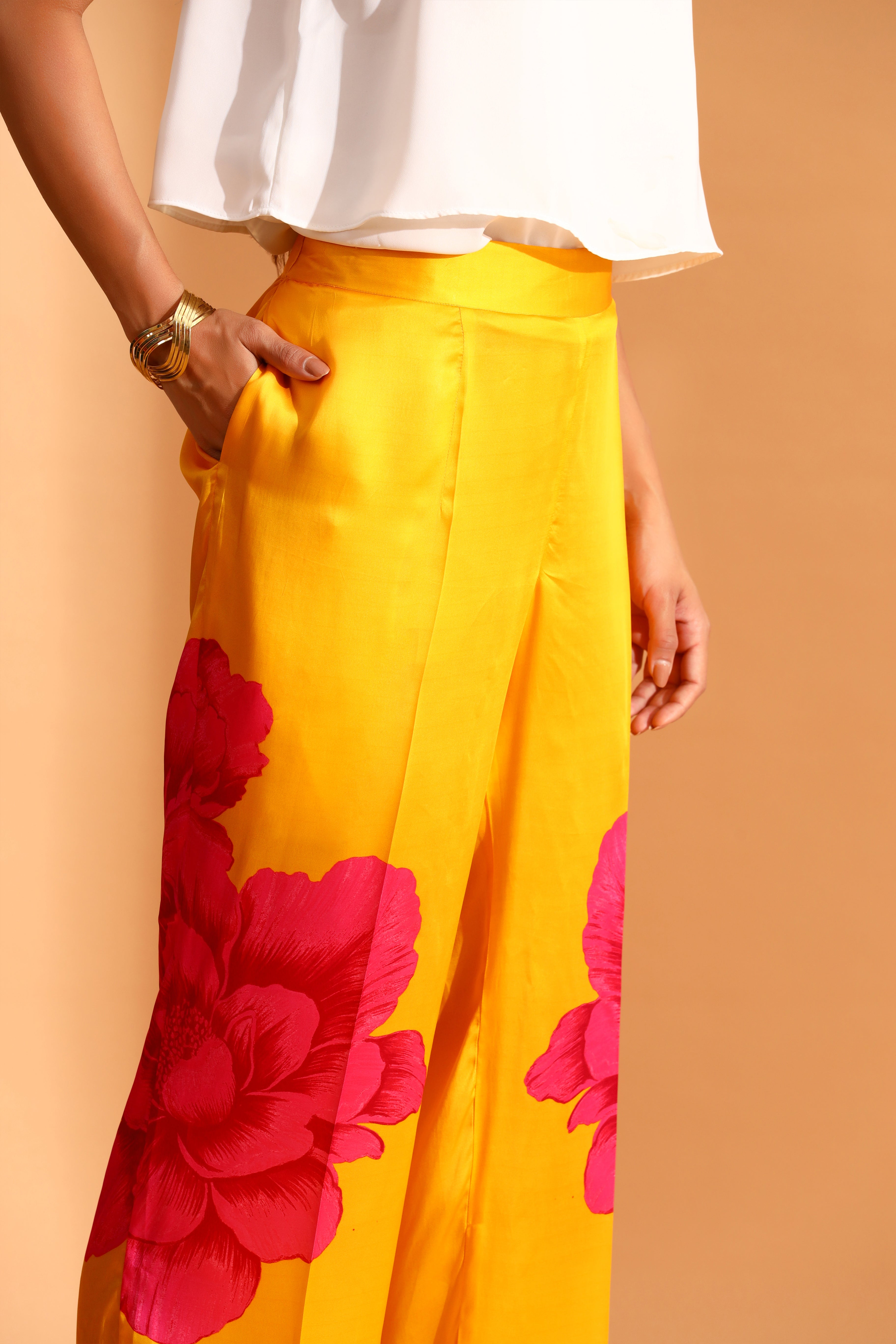 Moh India - Dandelion Dreams Kaftan & Trousers Co-ords Set