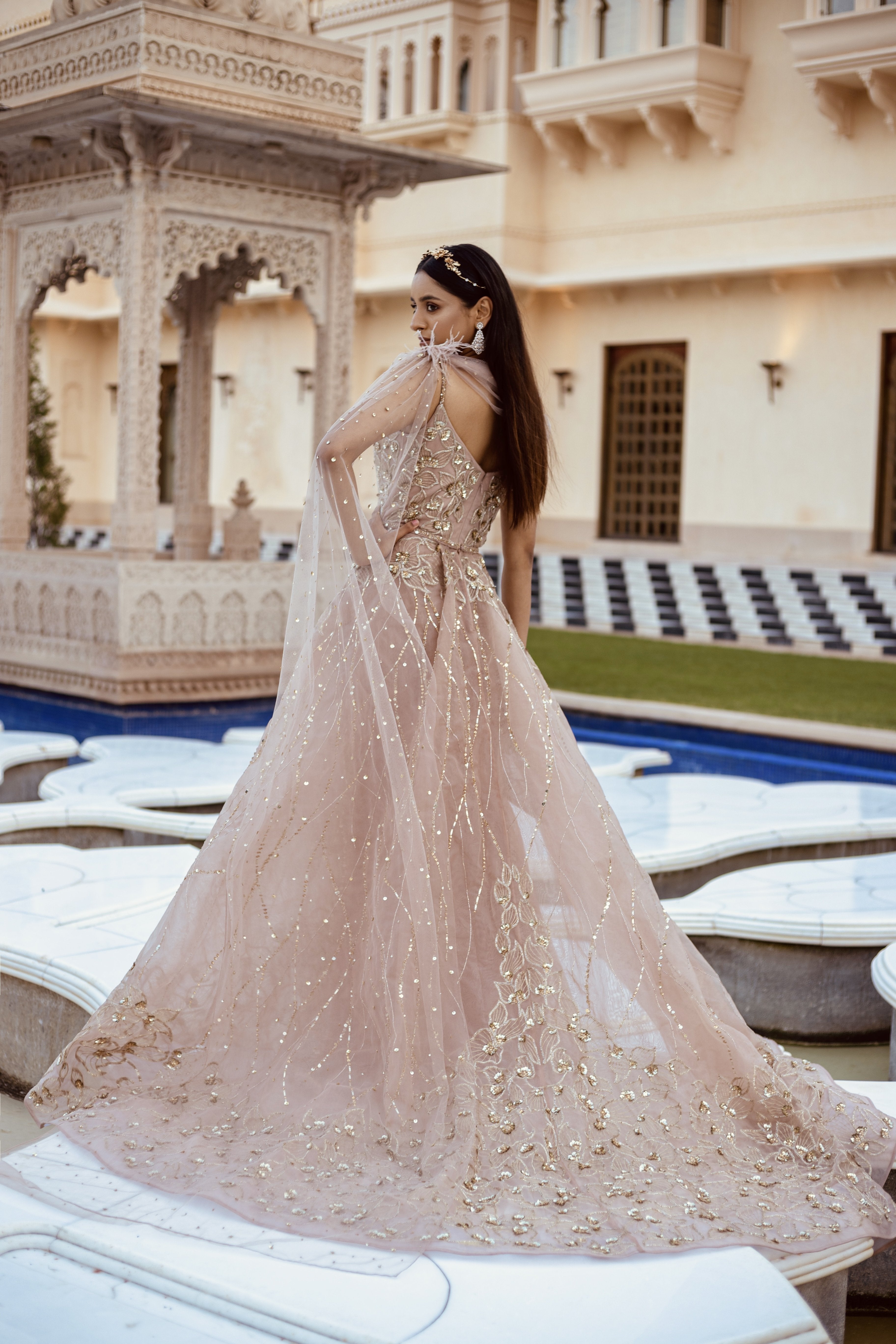 Amit GT - Rose Quartz Zirah Gown