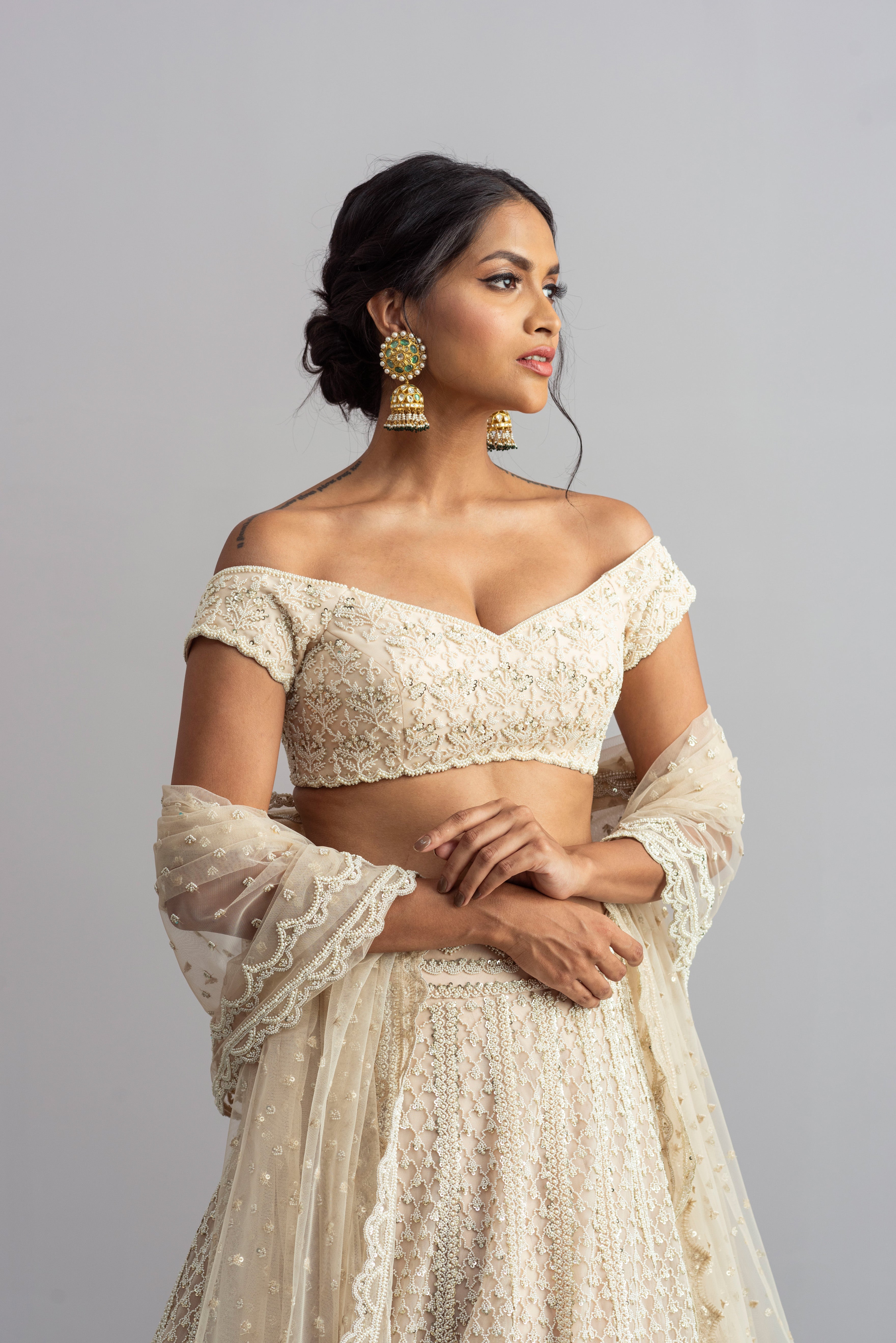 Anushree Reddy - Maahru - Splendidly Luminous Embroidered Lehenga Set