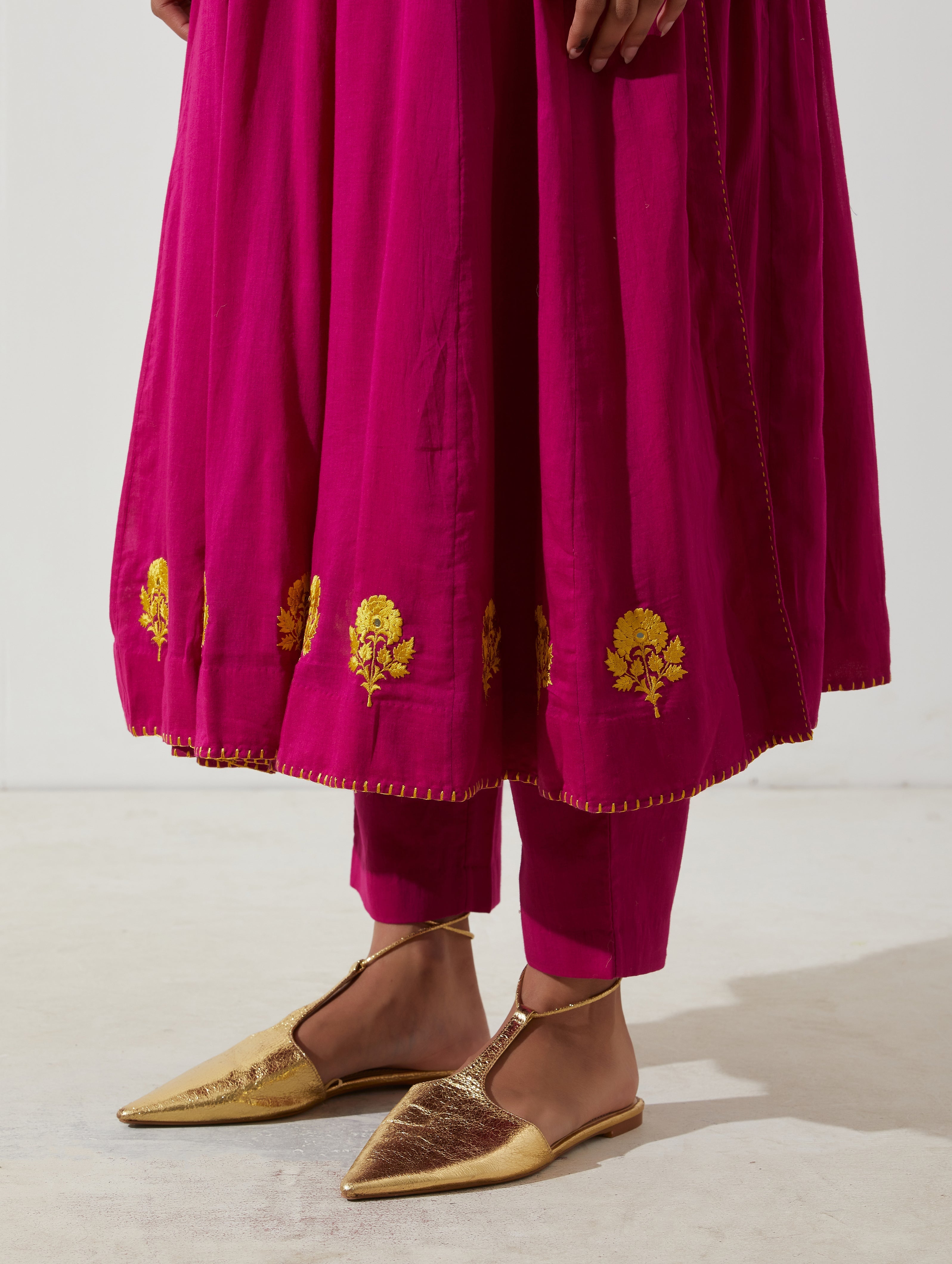 Label Earthen - Van Champa Kali Kurta Set