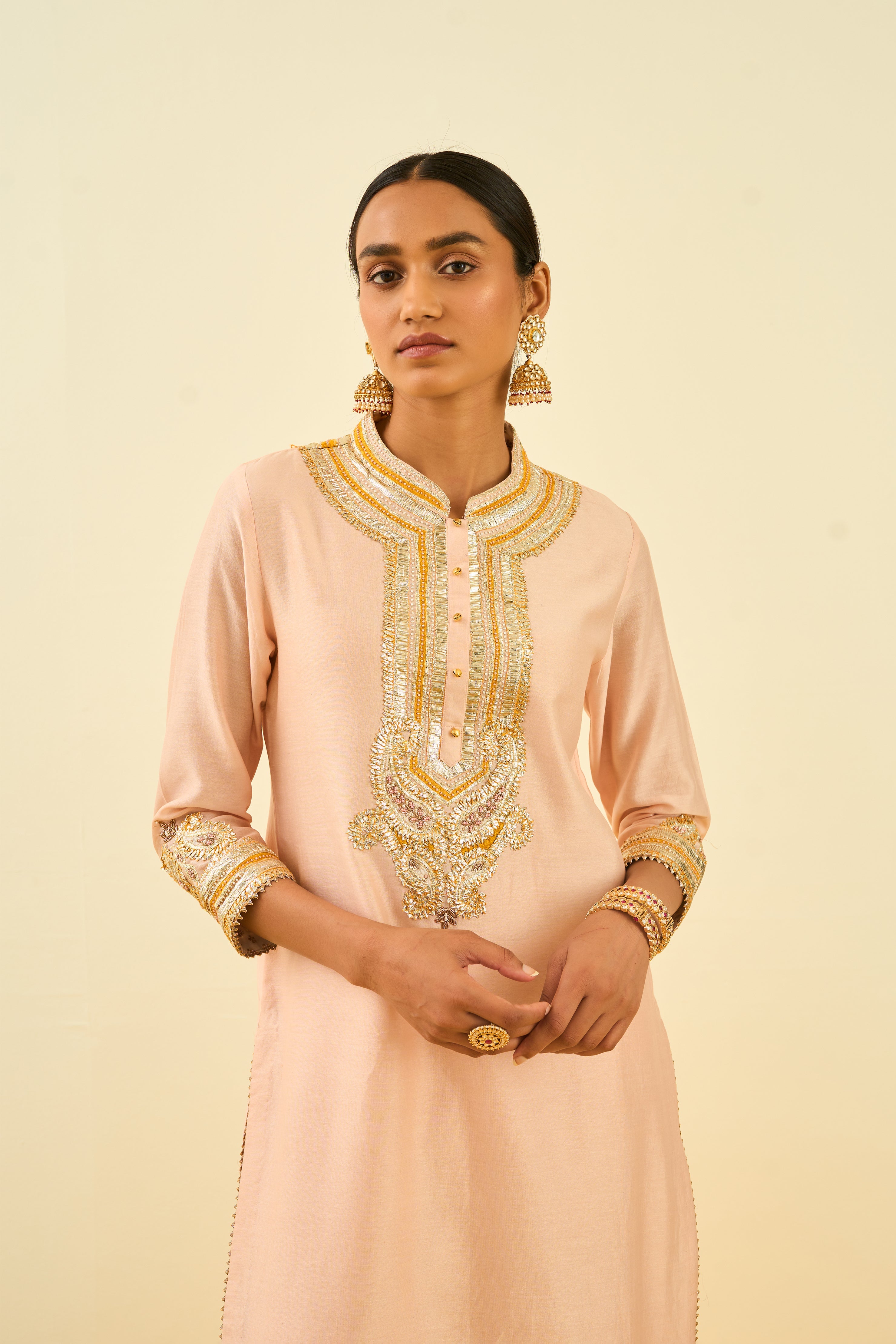 Sheetal Batra - Arisah - Rosepink Embroidered Kurta Set