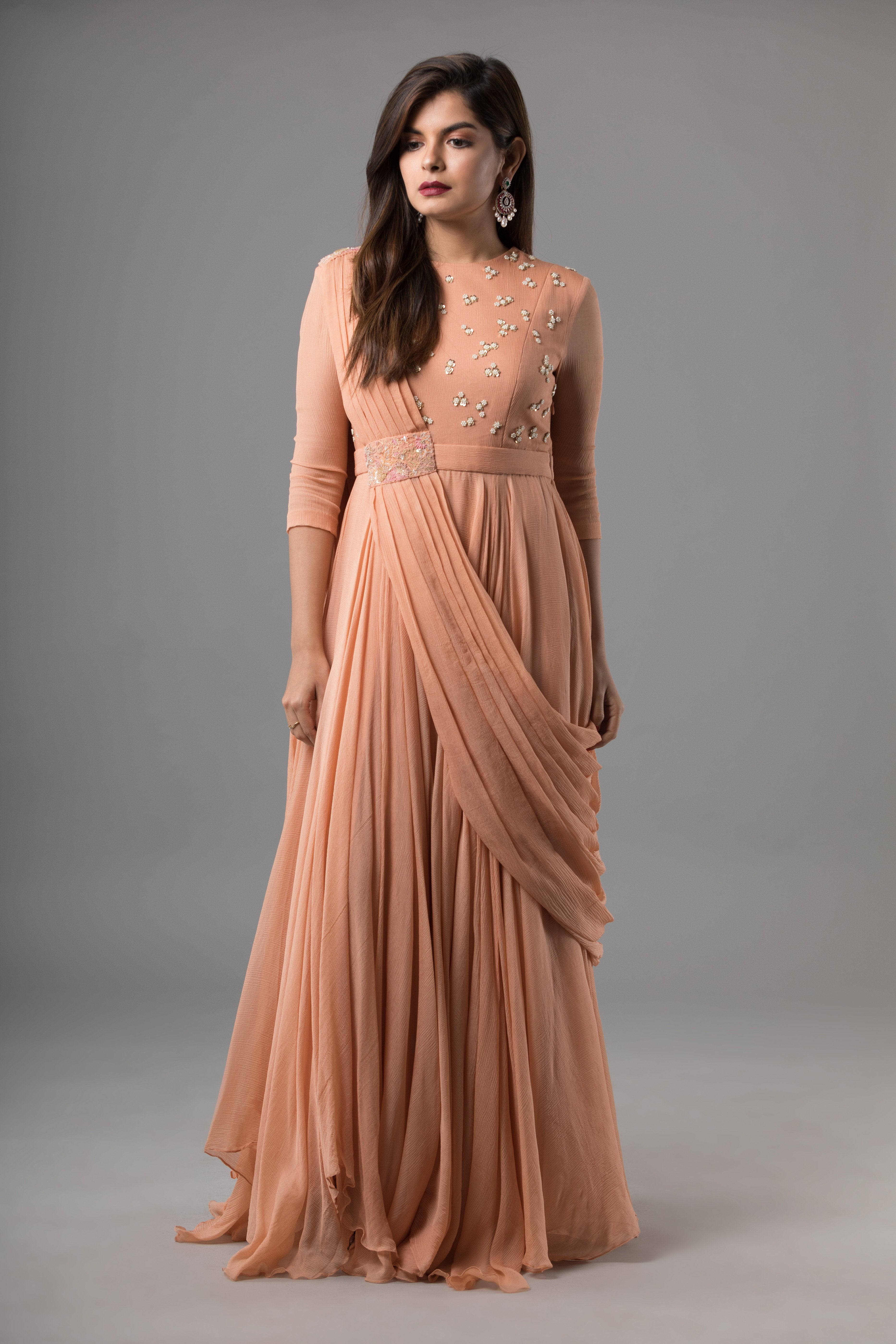 Sanjhana Reddy - Pre-Draped Anarkali