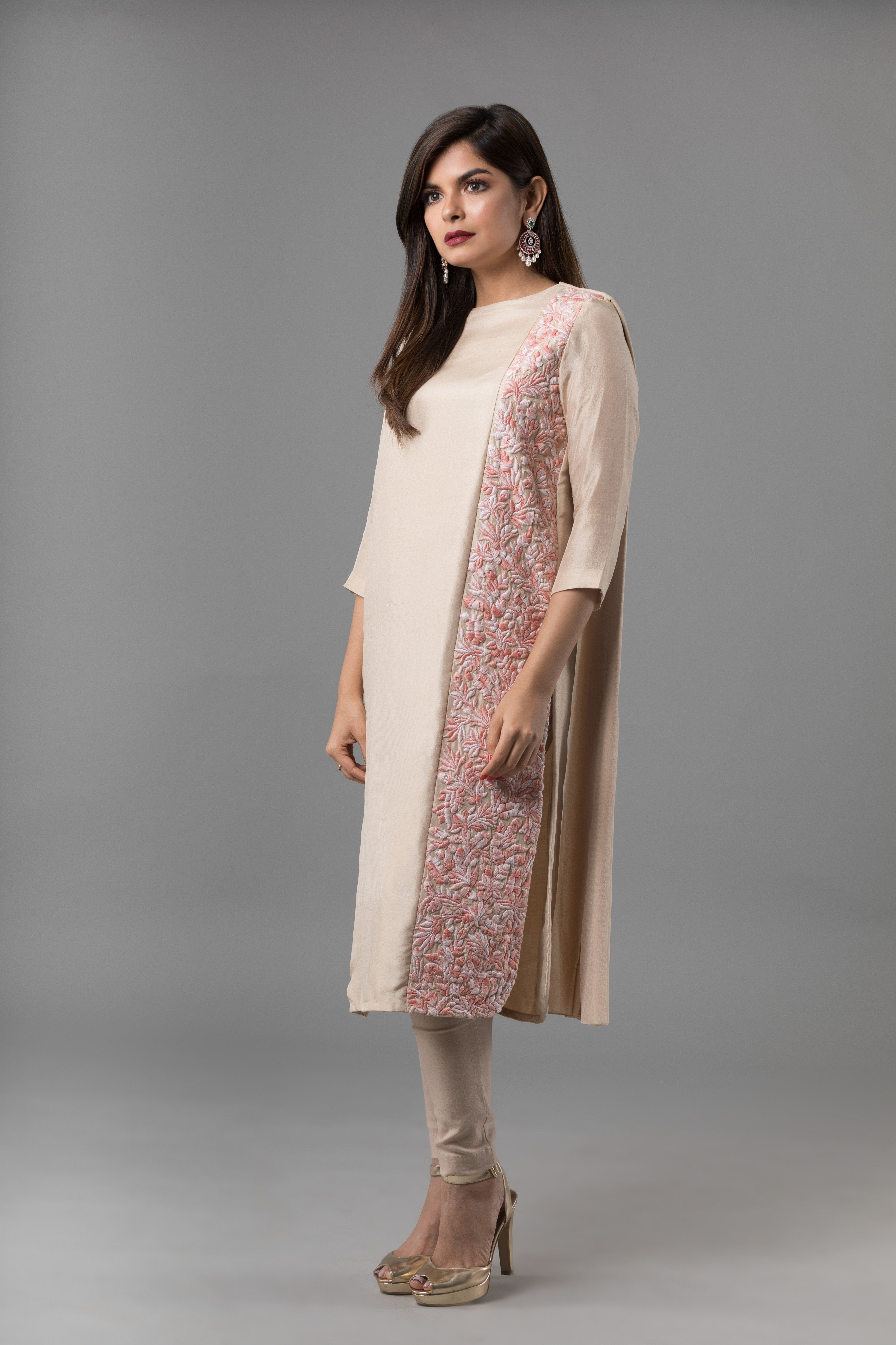 Sanjhana Reddy - Ivory Dual Tone Chudidar